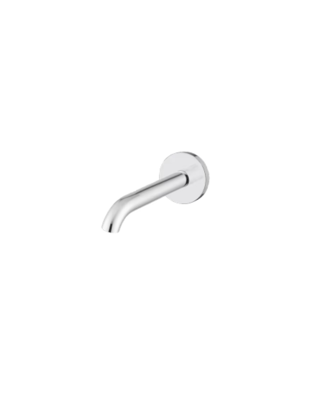 Bocca a Parete in Ottone Cromato