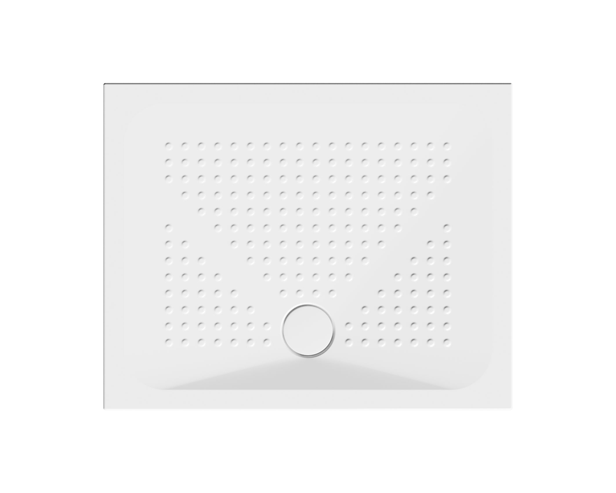 Piatto doccia antiscivolo in ceramica – CM 100X80  Kg: 32,5  H: 4 cm