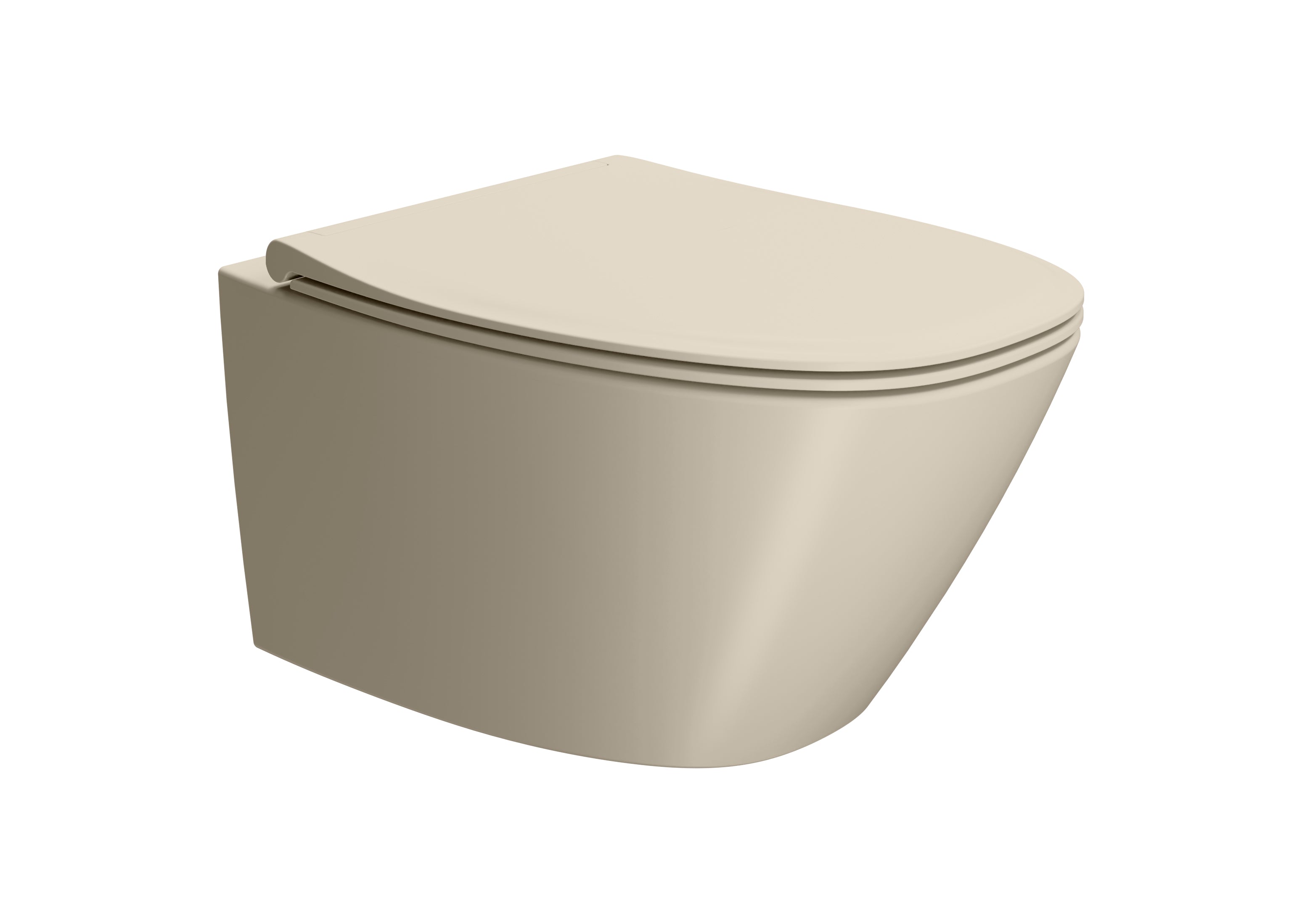 WC installazione a sospensione CM54x37 con sistema di scarico Swirflush - DOMUS