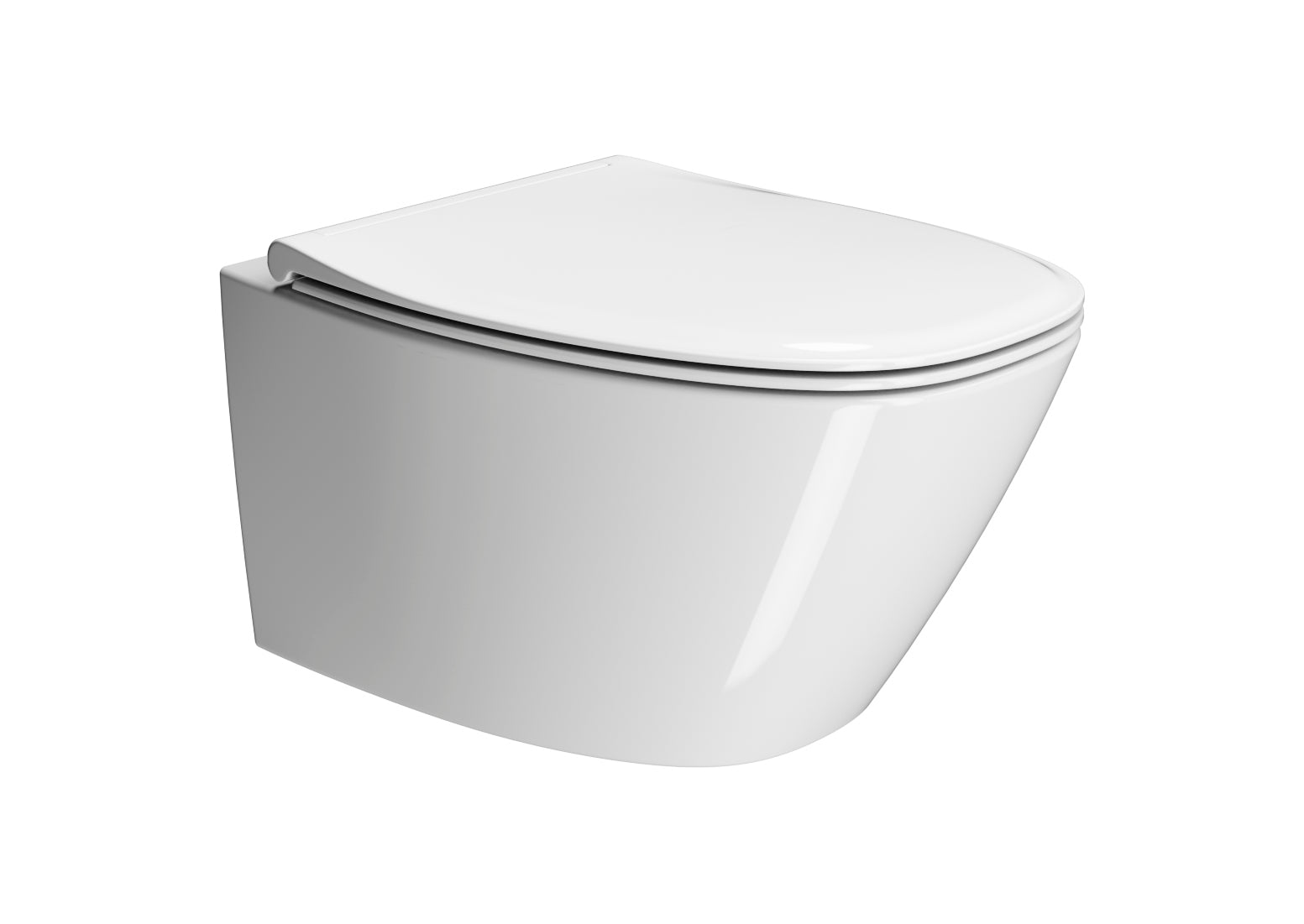WC installazione a sospensione CM54x37 con sistema di scarico Swirflush - DOMUS