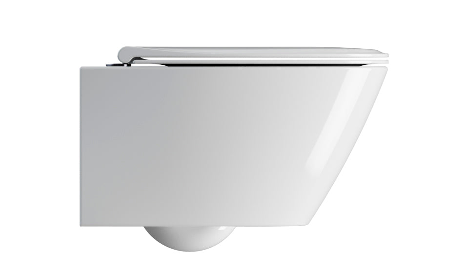WC installazione a sospensione CM54x37 con sistema di scarico Swirflush - DOMUS