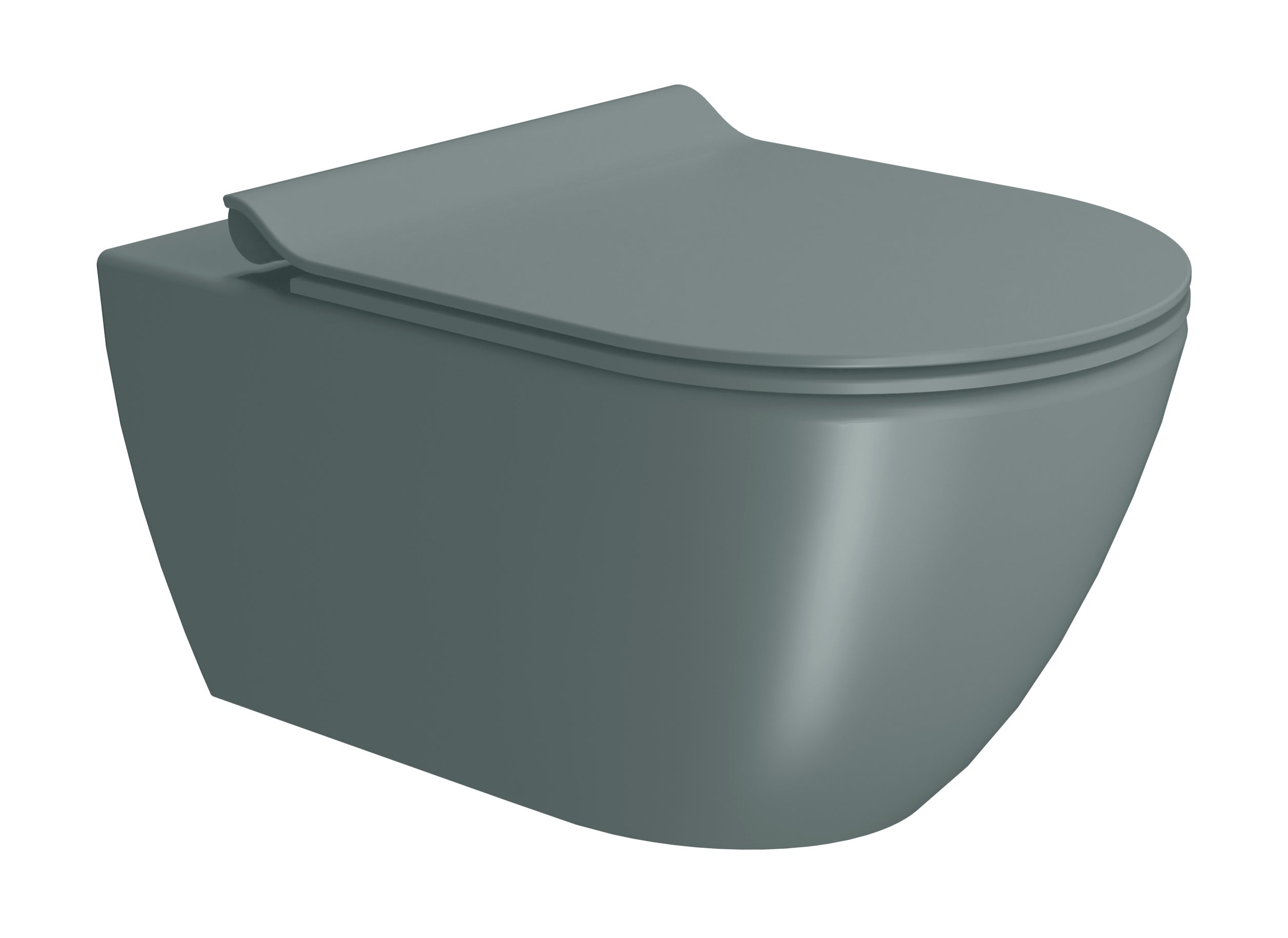 WC installazione a sospensione CM55x36 con sistema di scarico Swirflush - DOMUS