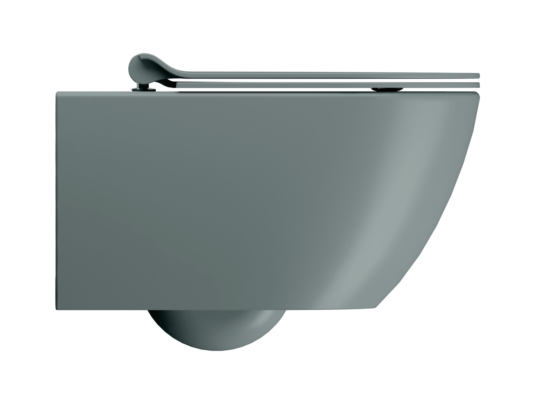 WC installazione a sospensione CM55x36 con sistema di scarico Swirflush - DOMUS