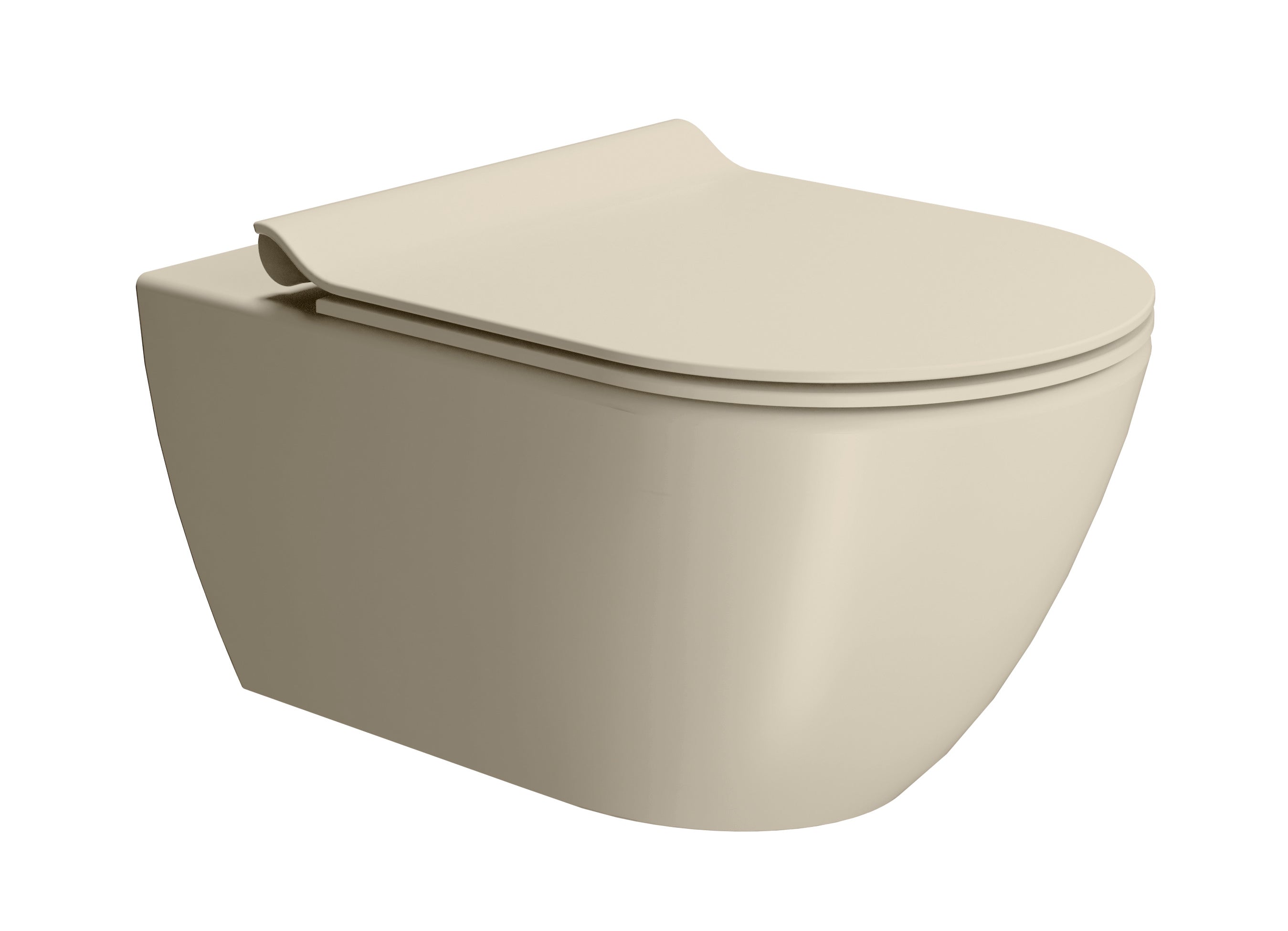 WC installazione a sospensione CM55x36 con sistema di scarico Swirflush - DOMUS