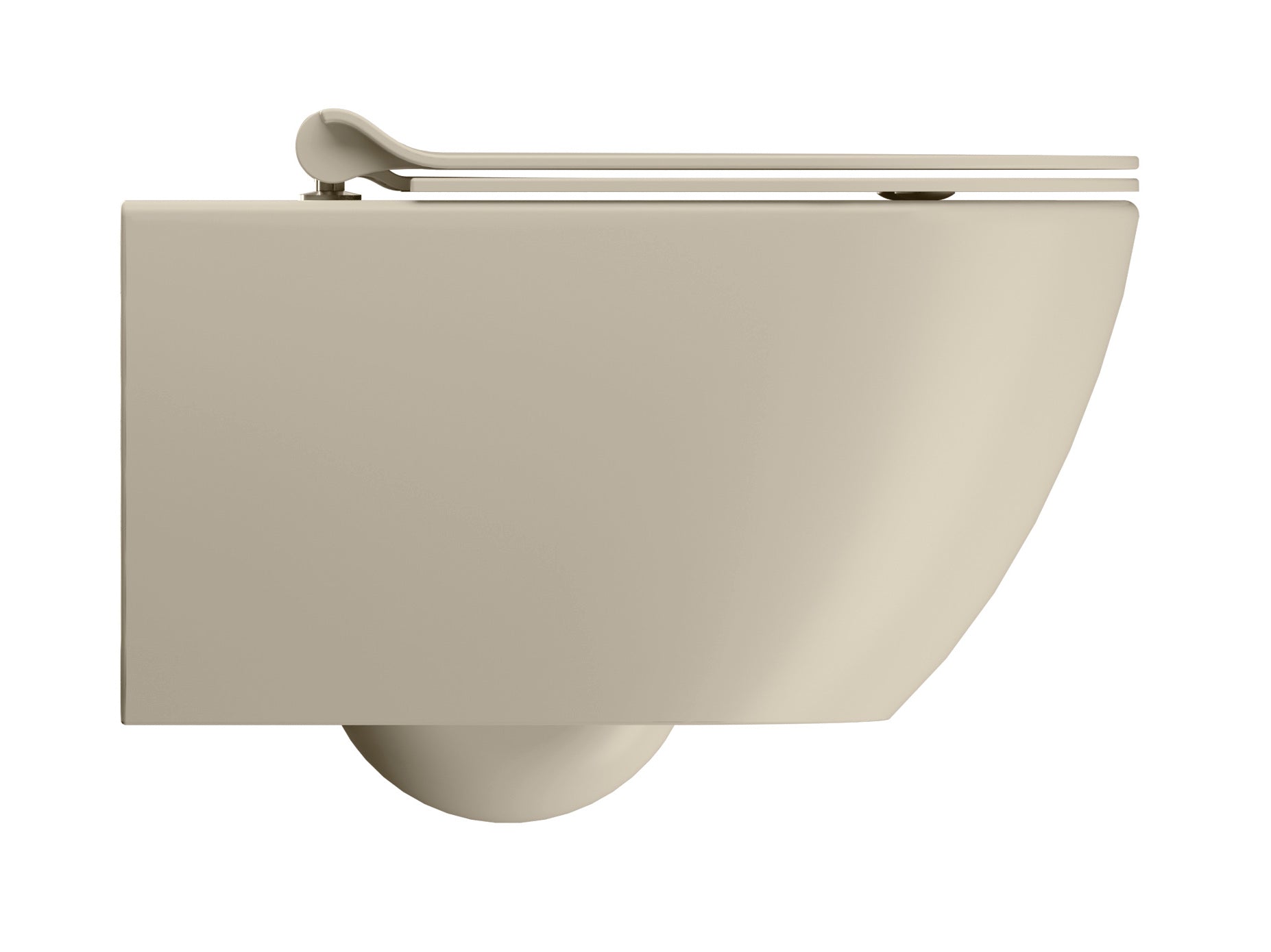 WC installazione a sospensione CM55x36 con sistema di scarico Swirflush - DOMUS