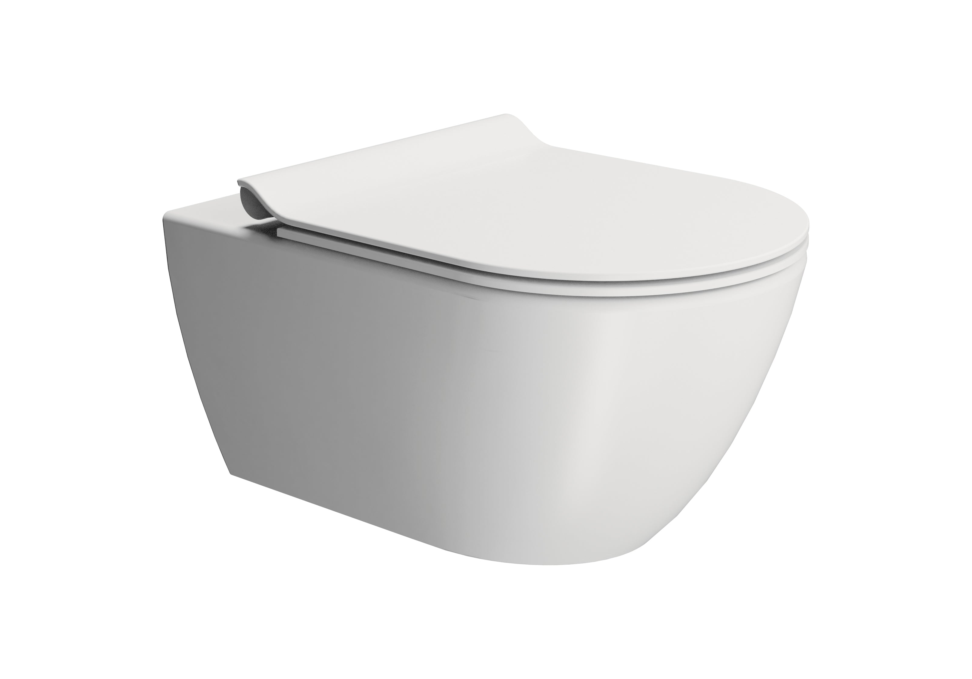 WC installazione a sospensione CM55x36 con sistema di scarico Swirflush - DOMUS