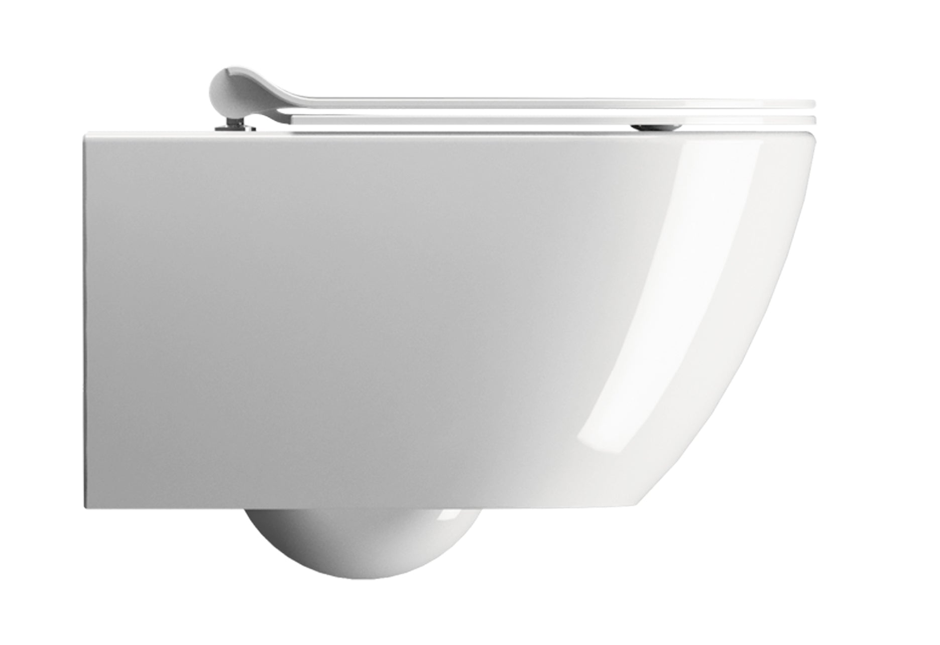 WC installazione a sospensione CM55x36 con sistema di scarico Swirflush - DOMUS