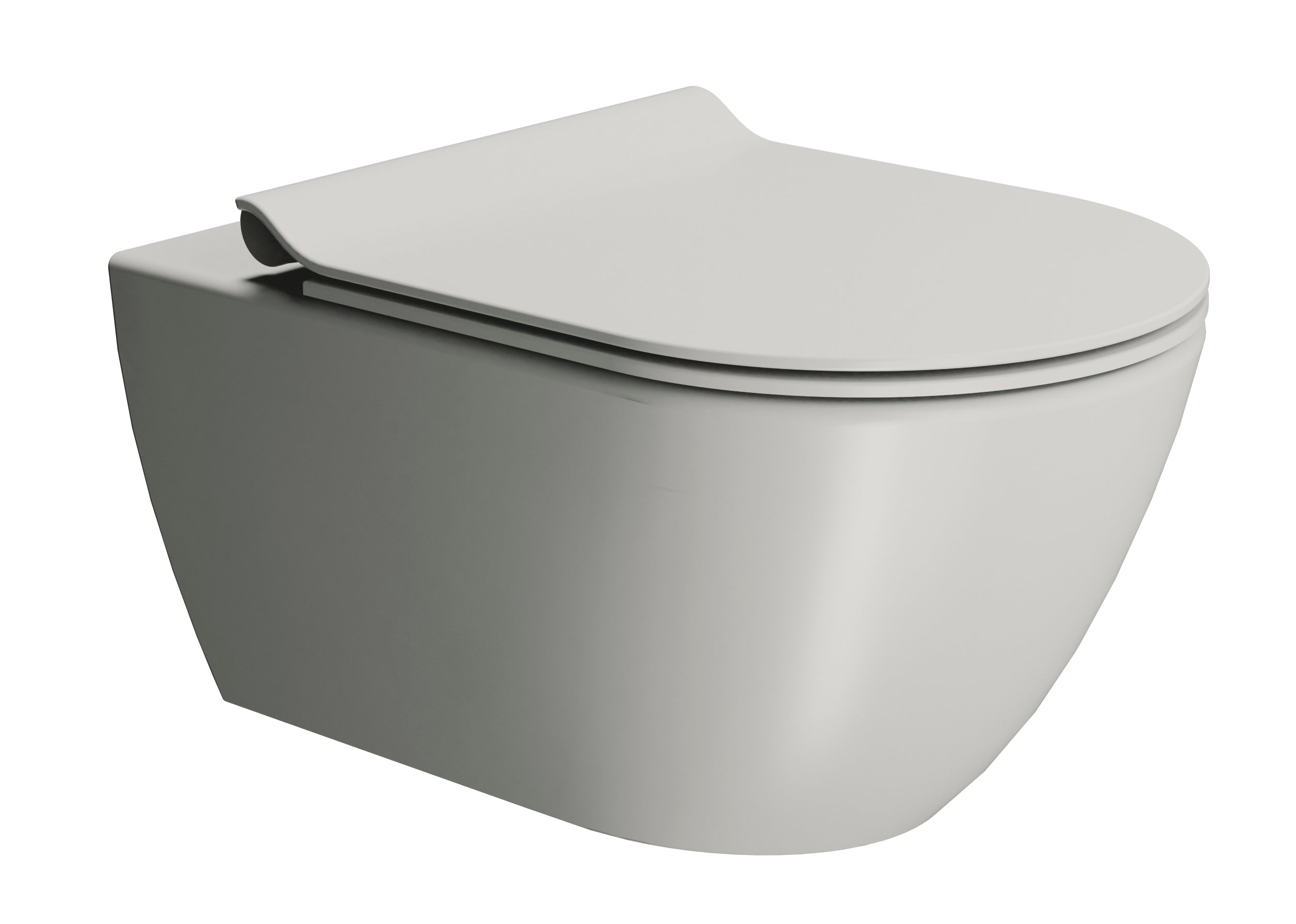 WC installazione a sospensione CM55x36 con sistema di scarico Swirflush - DOMUS