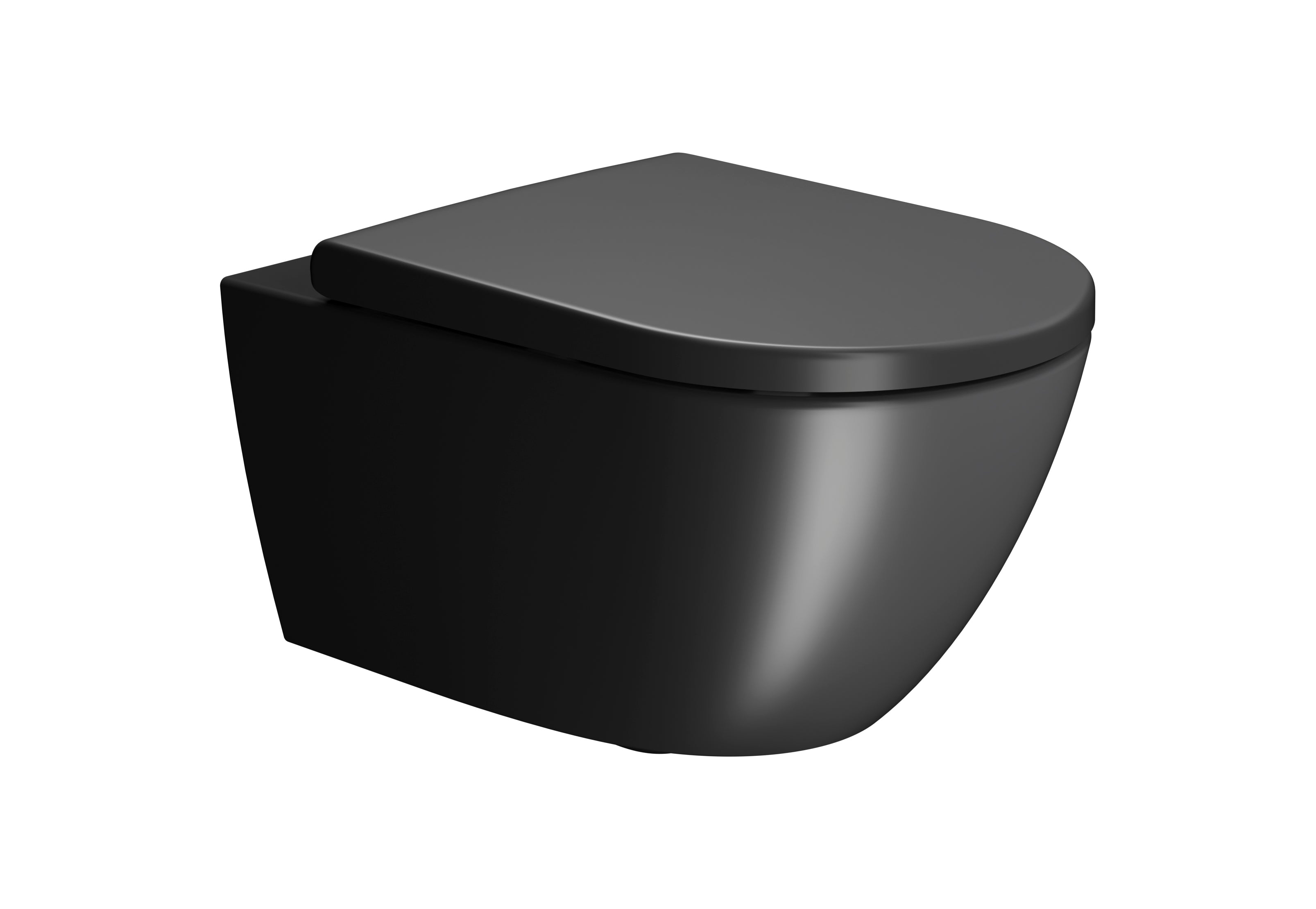 WC installazione a sospensione CM55x36 con sistema di scarico Swirflush - DOMUS