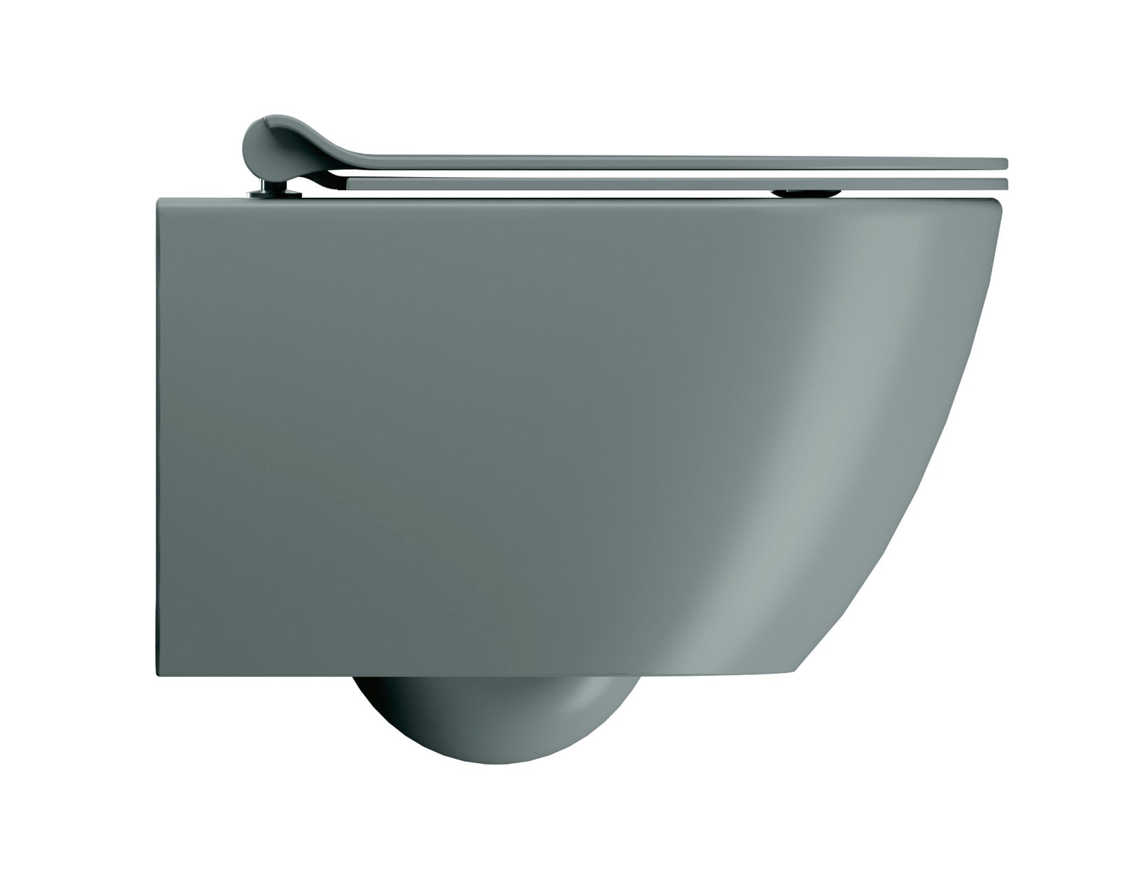 WC installazione a sospensione CM:50x36 con sistema di scarico Swirflush. 