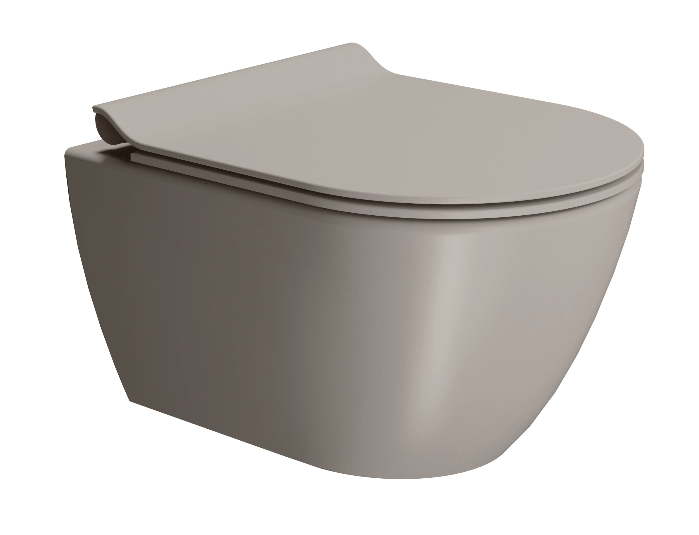 WC installazione a sospensione CM:50x36 con sistema di scarico Swirflush. 