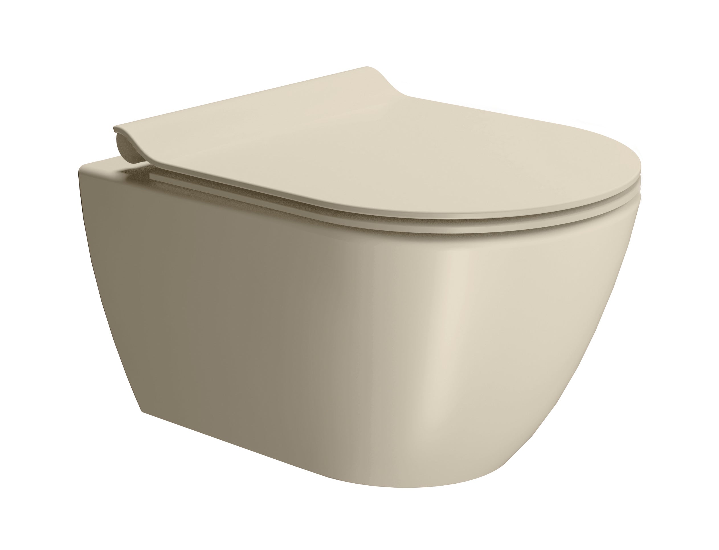 WC installazione a sospensione CM:50x36 con sistema di scarico Swirflush. 