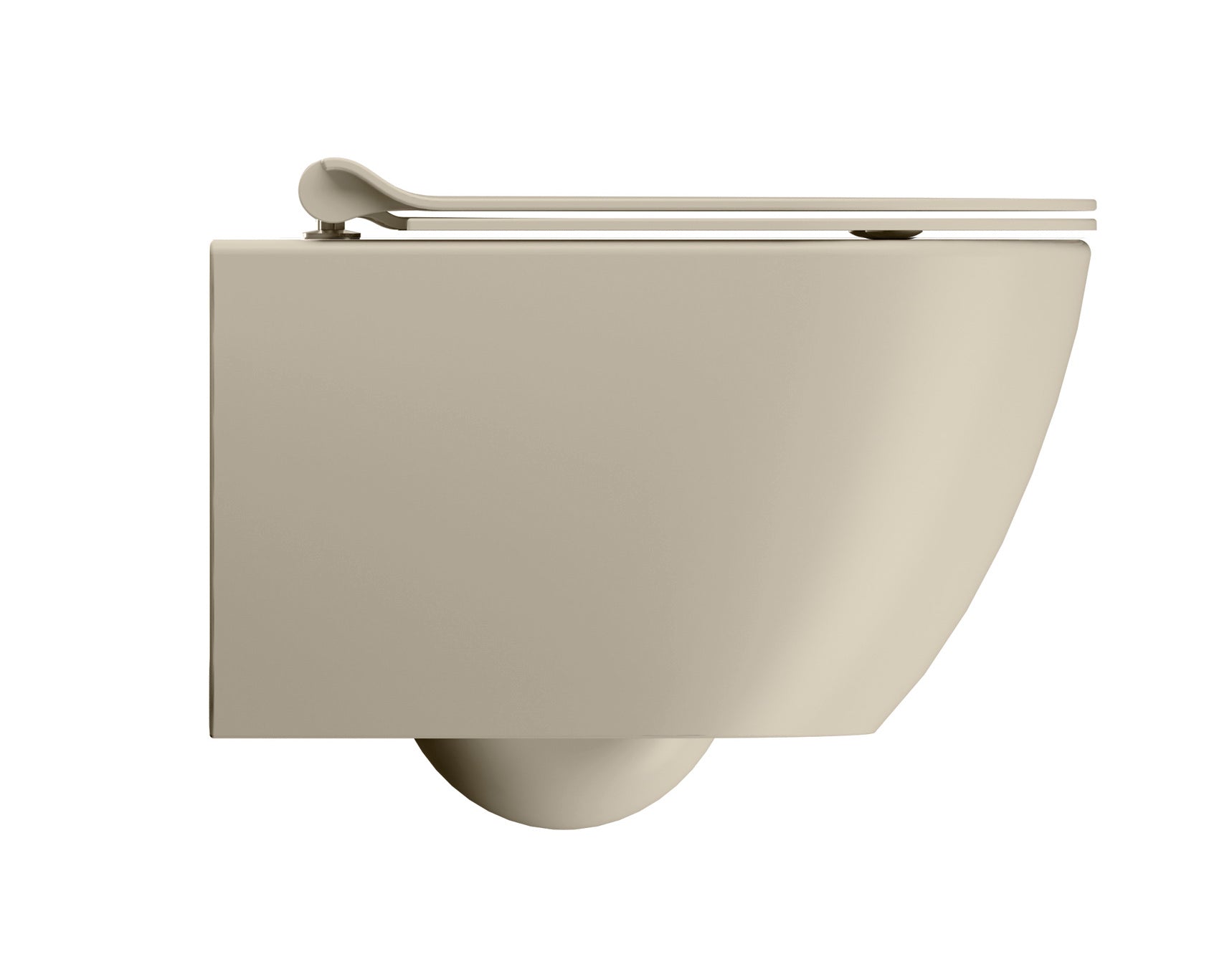 WC installazione a sospensione CM:50x36 con sistema di scarico Swirflush. 
