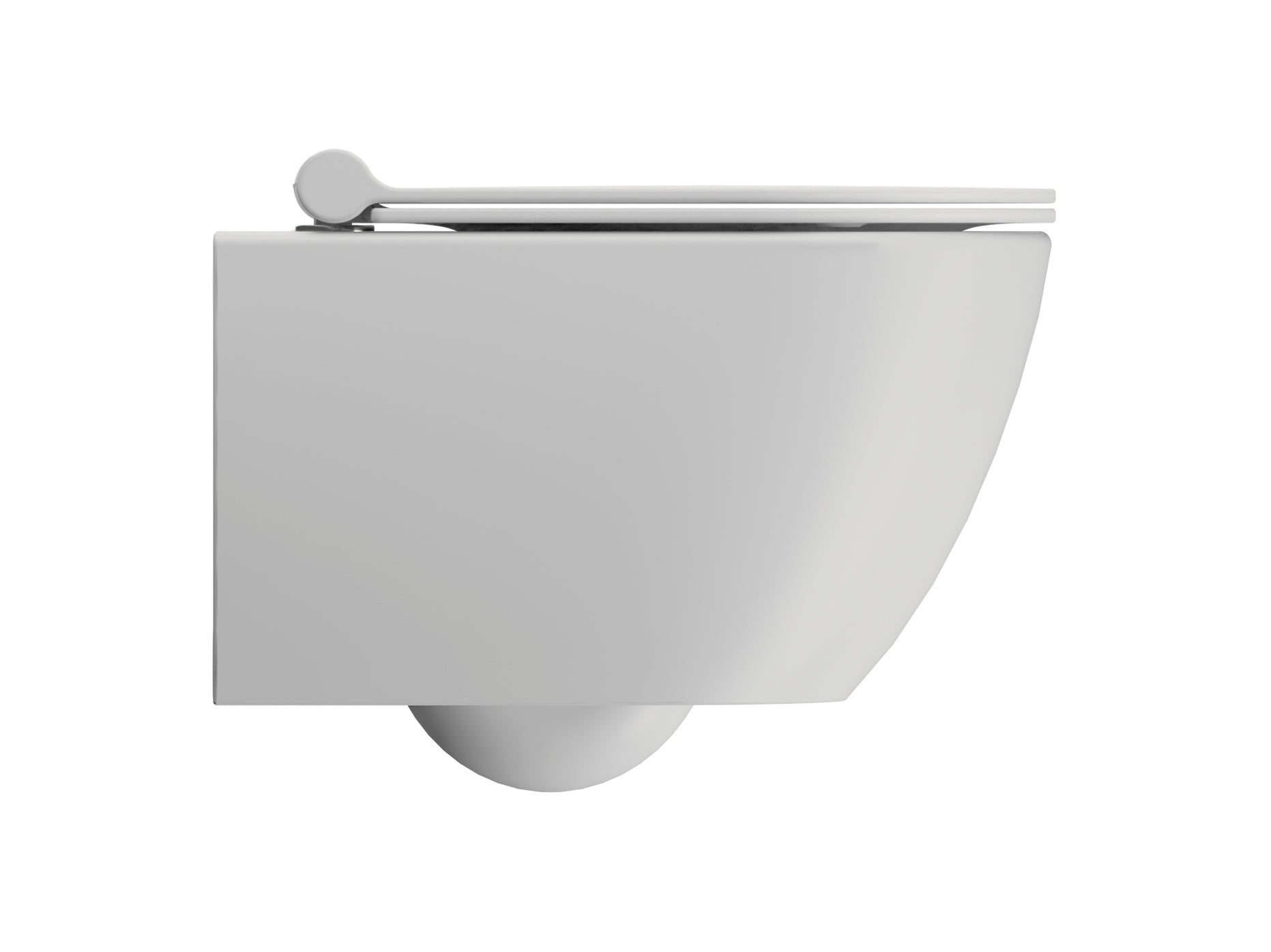 WC installazione a sospensione CM:50x36 con sistema di scarico Swirflush. 