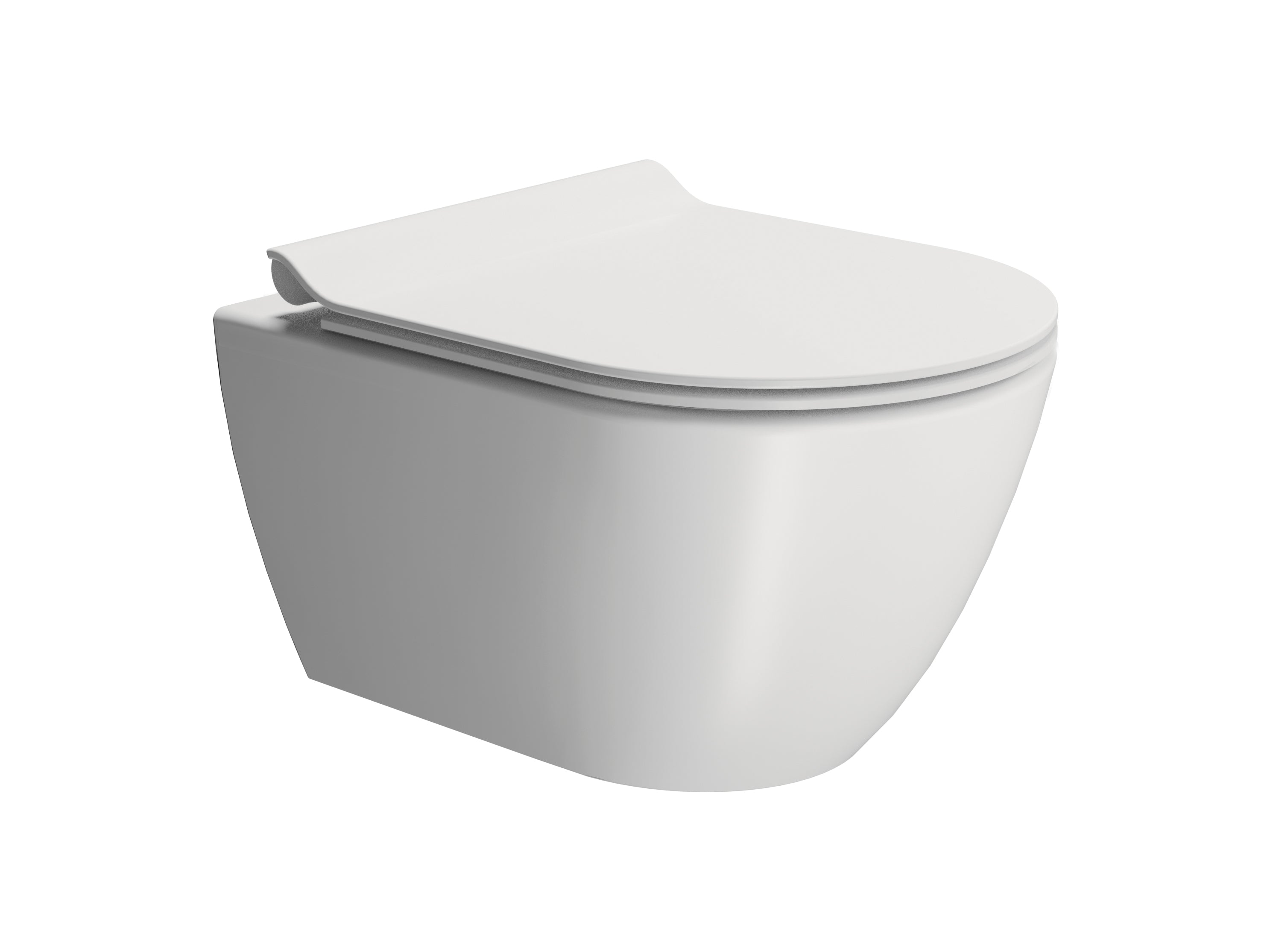 WC installazione a sospensione CM:50x36 con sistema di scarico Swirflush. 