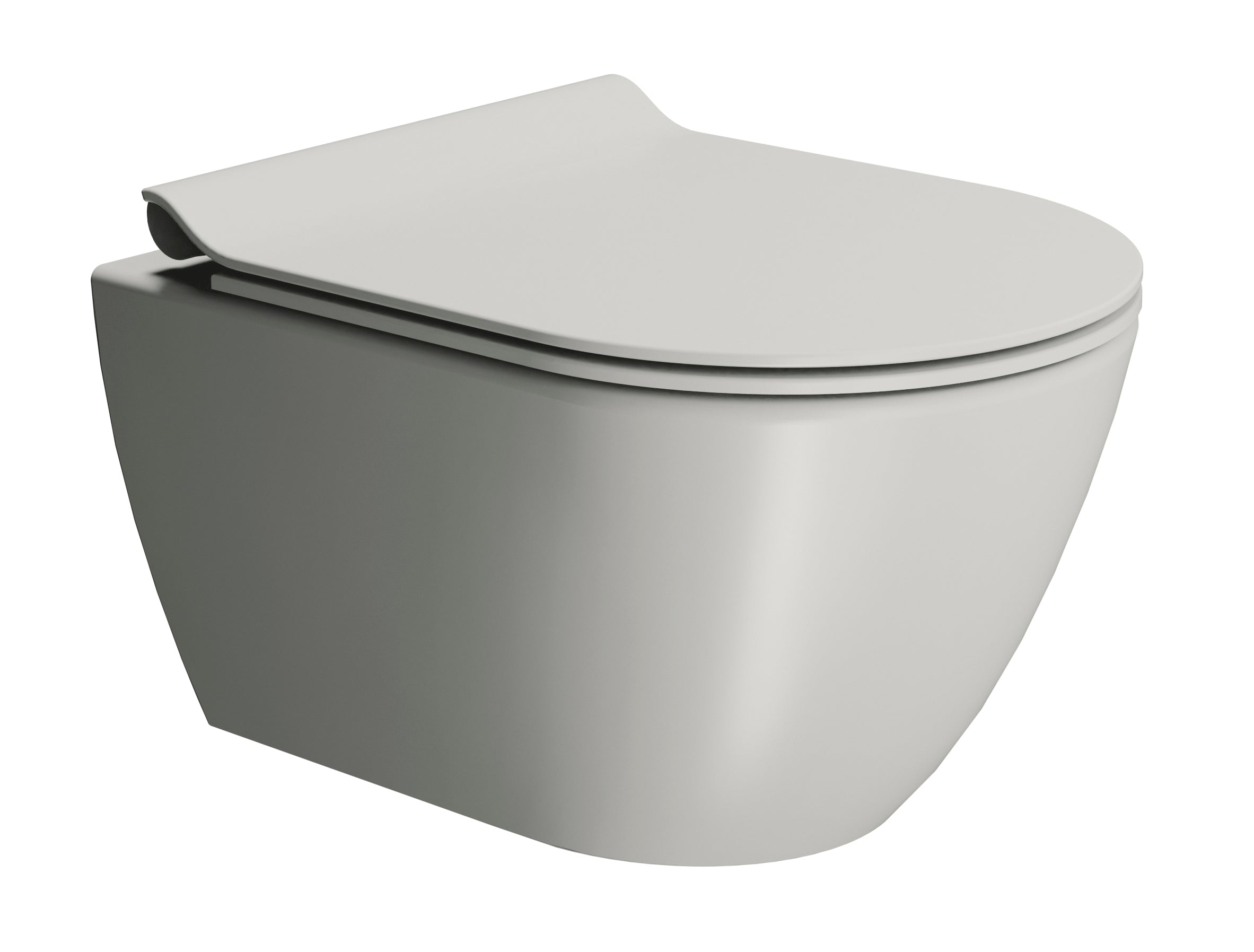 WC installazione a sospensione CM:50x36 con sistema di scarico Swirflush. 