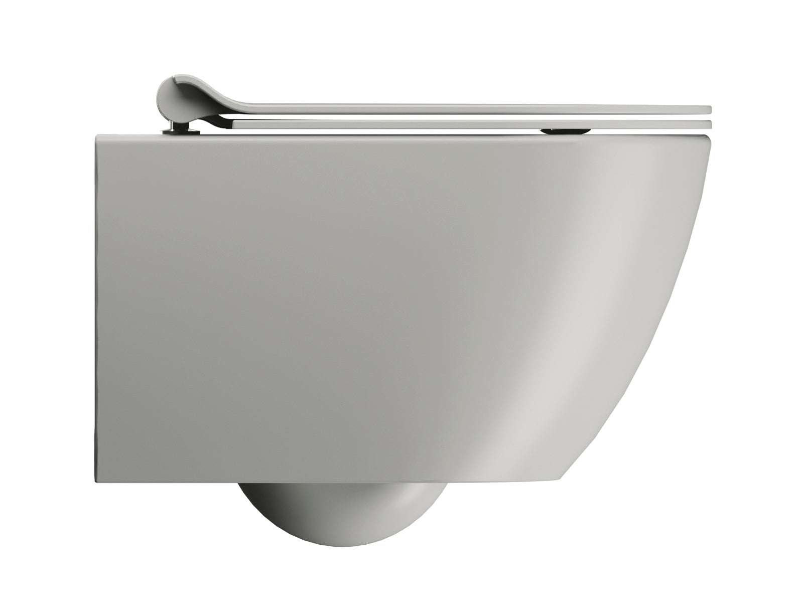 WC installazione a sospensione CM:50x36 con sistema di scarico Swirflush. 