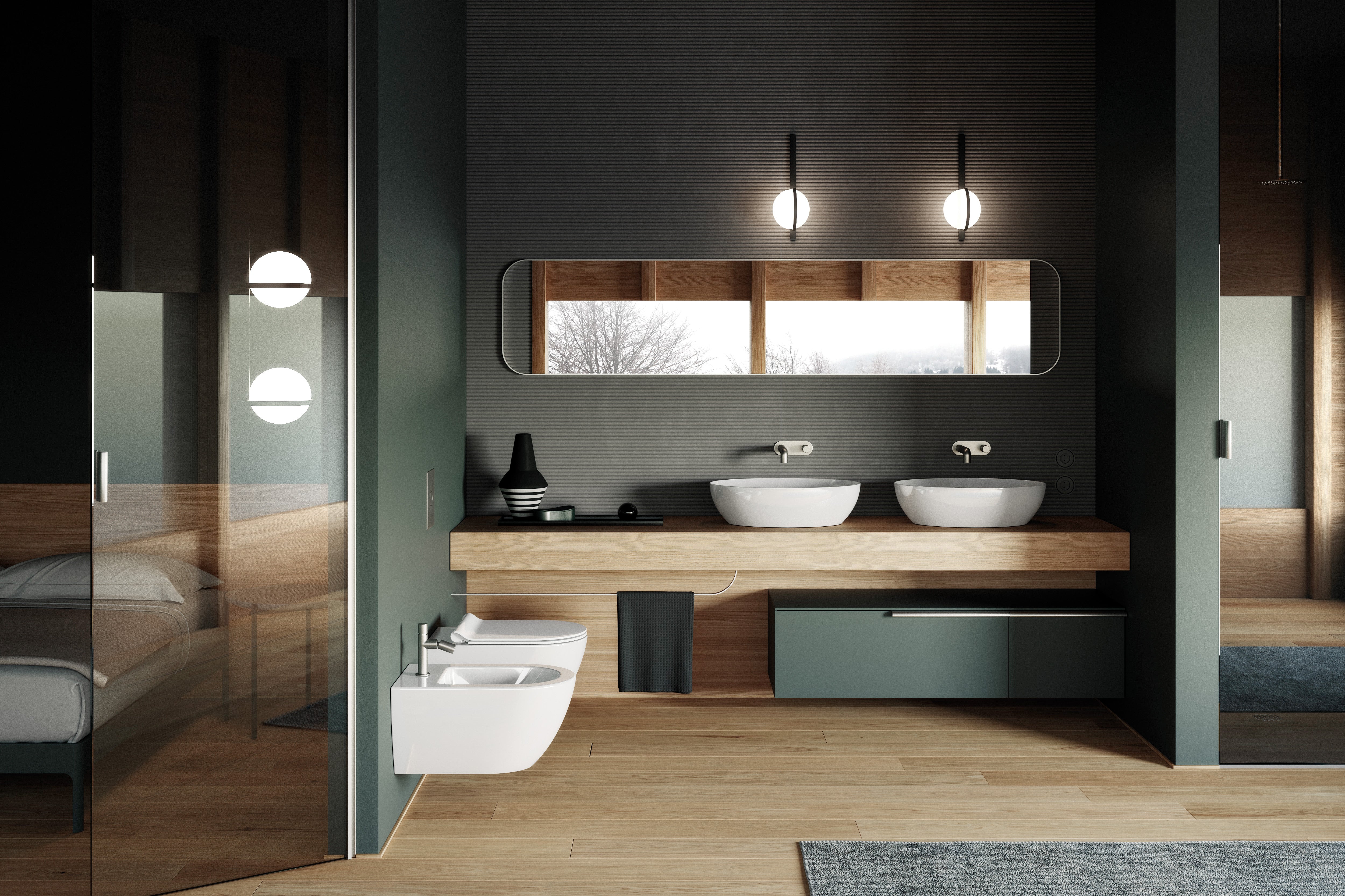 Lavabo senza foro troppopieno – 60×42 cm