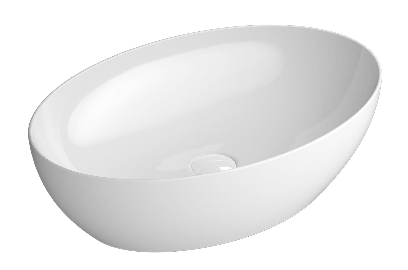 Lavabo senza foro troppopieno – 60×42 cm