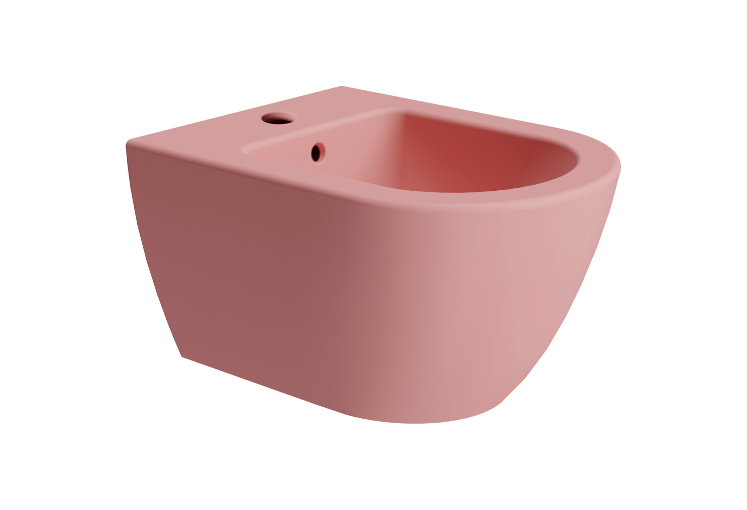 Bidet sospeso monoforo con foro troppopieno – 50×36 cm