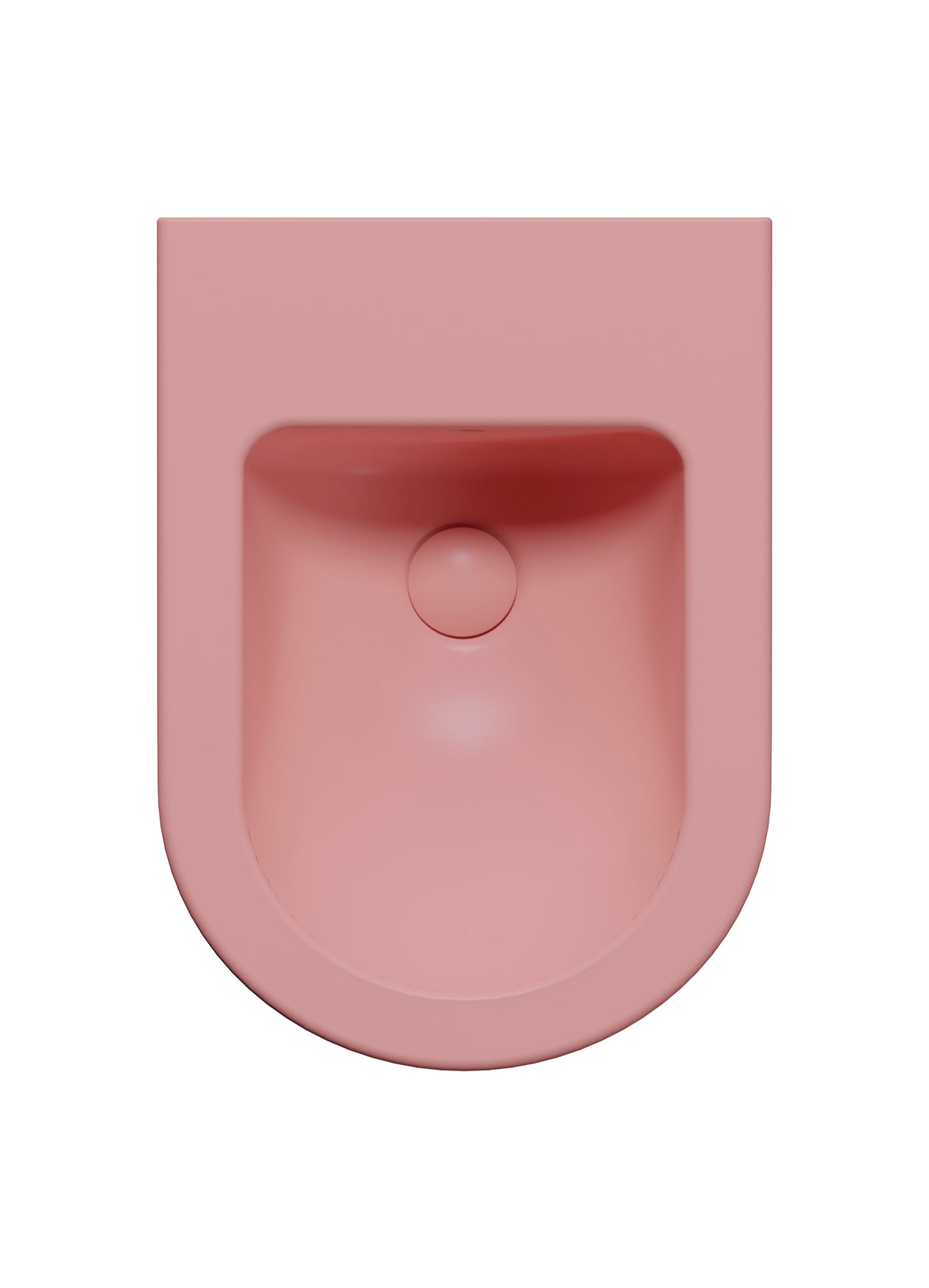 Bidet sospeso monoforo con foro troppopieno – 50×36 cm