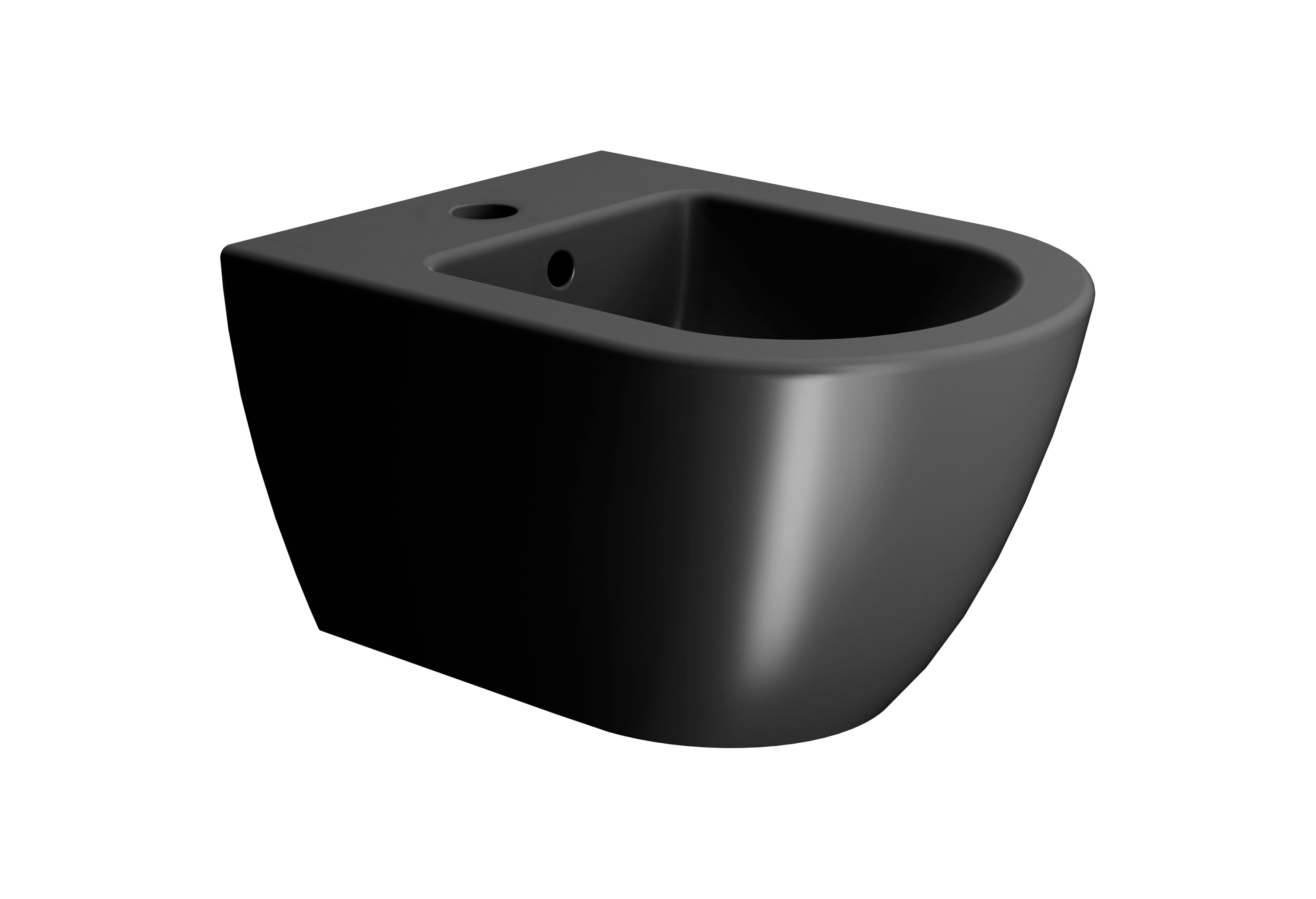 Bidet sospeso monoforo con foro troppopieno – 50×36 cm