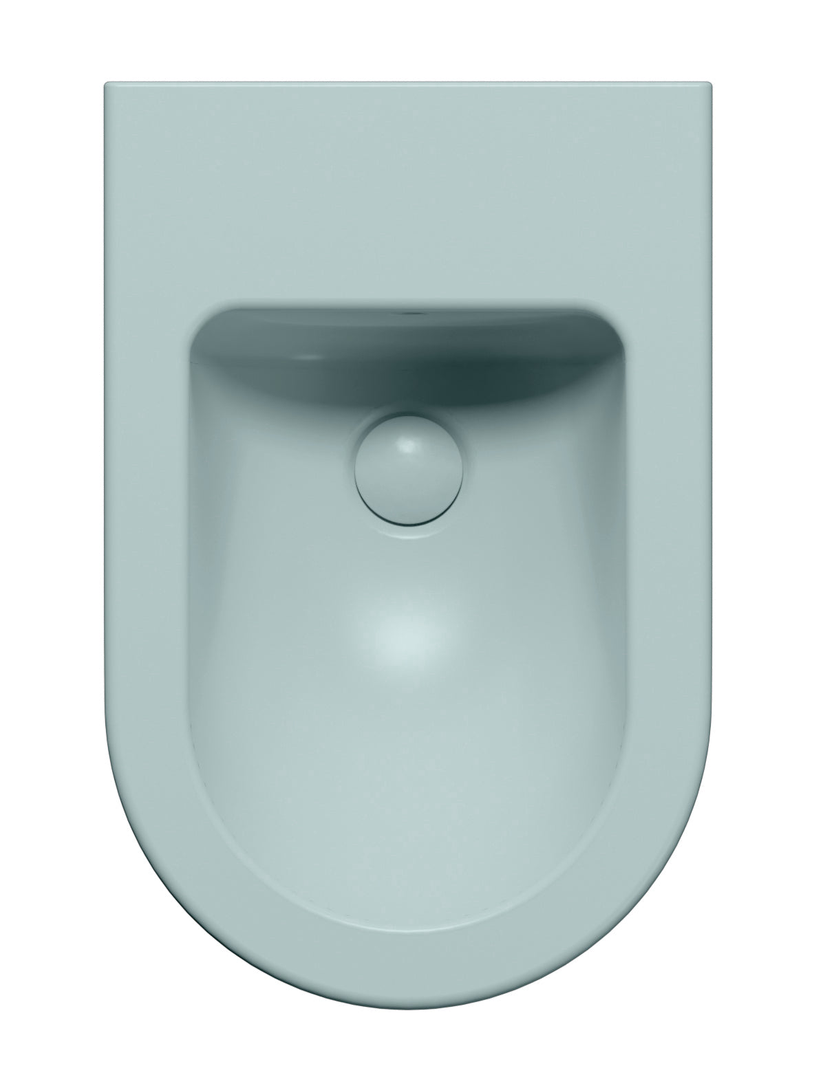Bidet sospeso monoforo con foro troppopieno CM:55x36