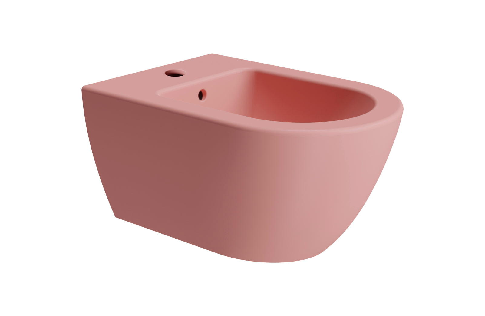 Bidet sospeso monoforo con foro troppopieno CM:55x36