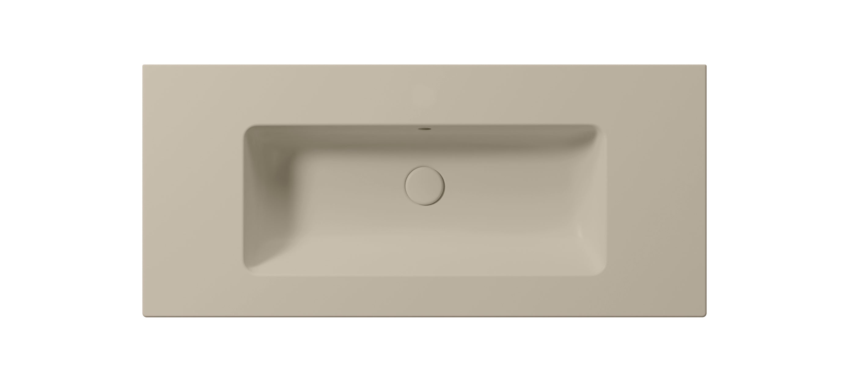 Lavabo con foro troppopieno – 102×46 cm