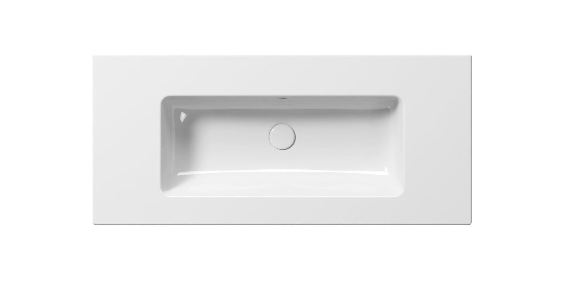 Lavabo con foro troppopieno – 62×46 cm