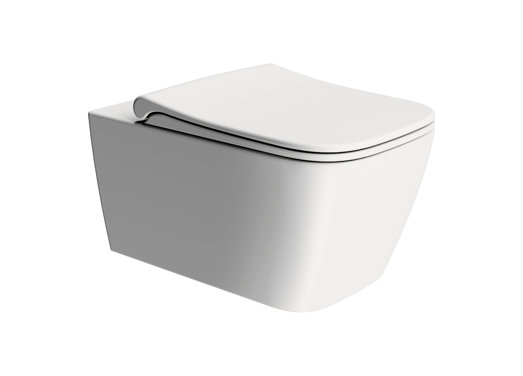 WC installazione a sospensione CM55x35 con sistema di scarico Swirflush - DOMUS