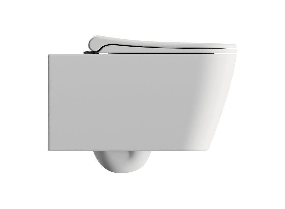 WC installazione a sospensione CM55x35 con sistema di scarico Swirflush - DOMUS