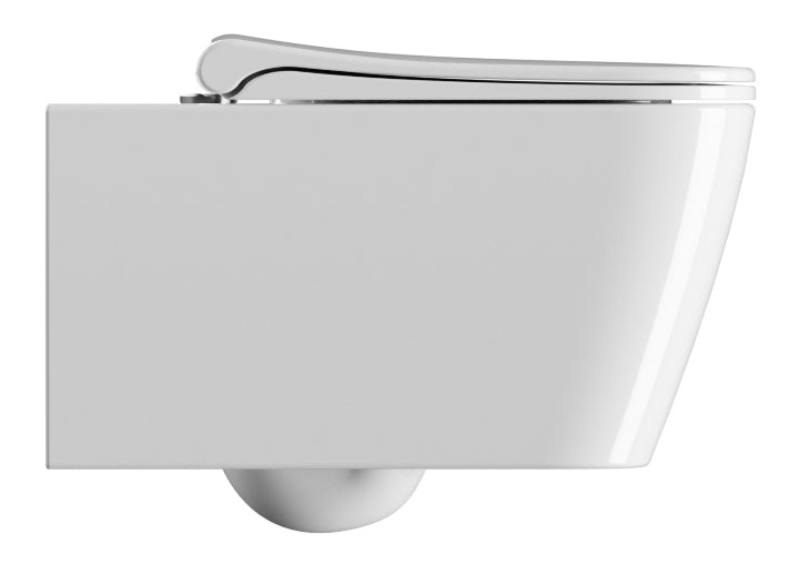 WC installazione a sospensione CM55x35 con sistema di scarico Swirflush - DOMUS
