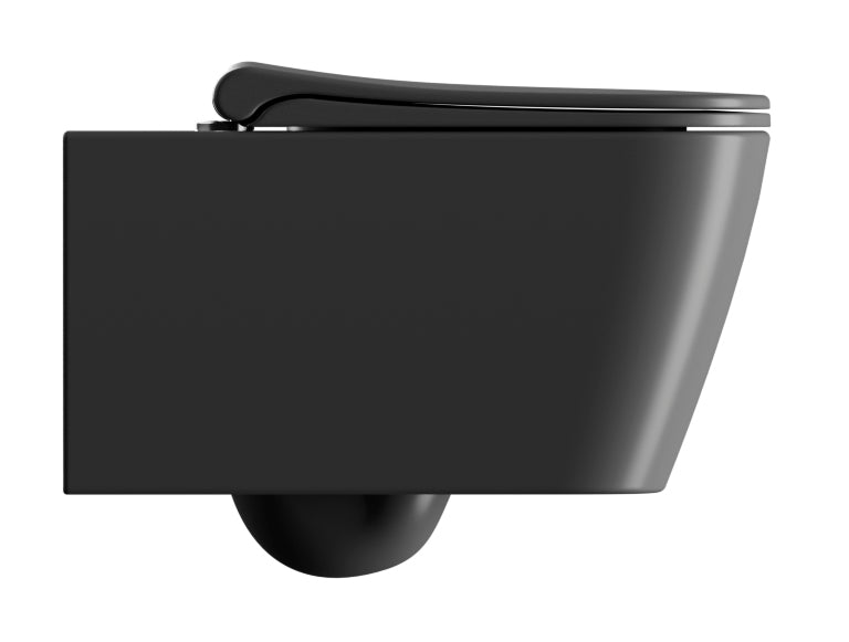 WC installazione a sospensione CM55x35 con sistema di scarico Swirflush - DOMUS
