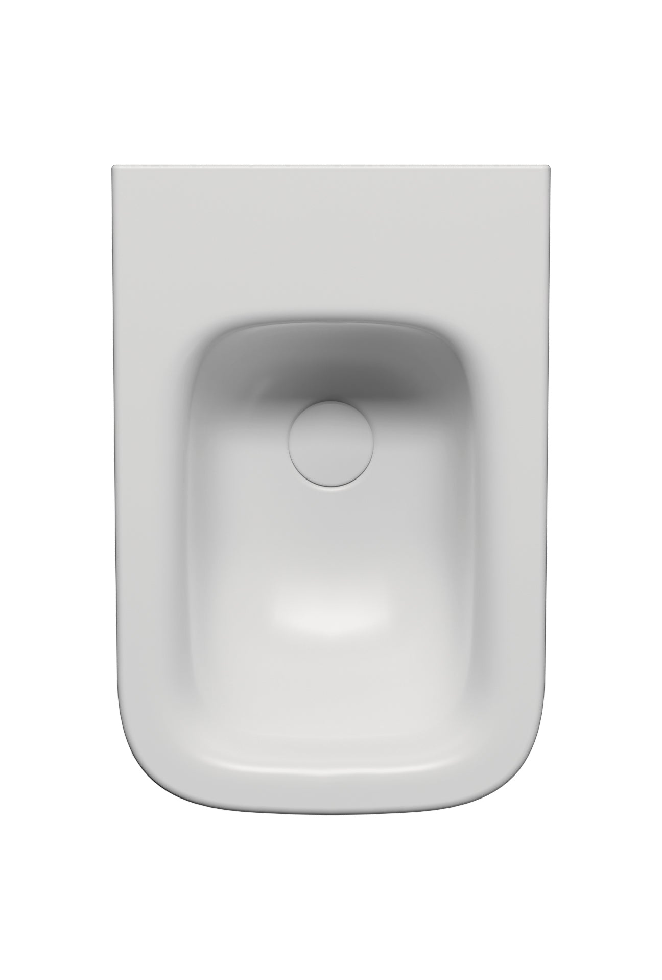 Bidet sospeso monoforo con foro troppopieno CM:52x35