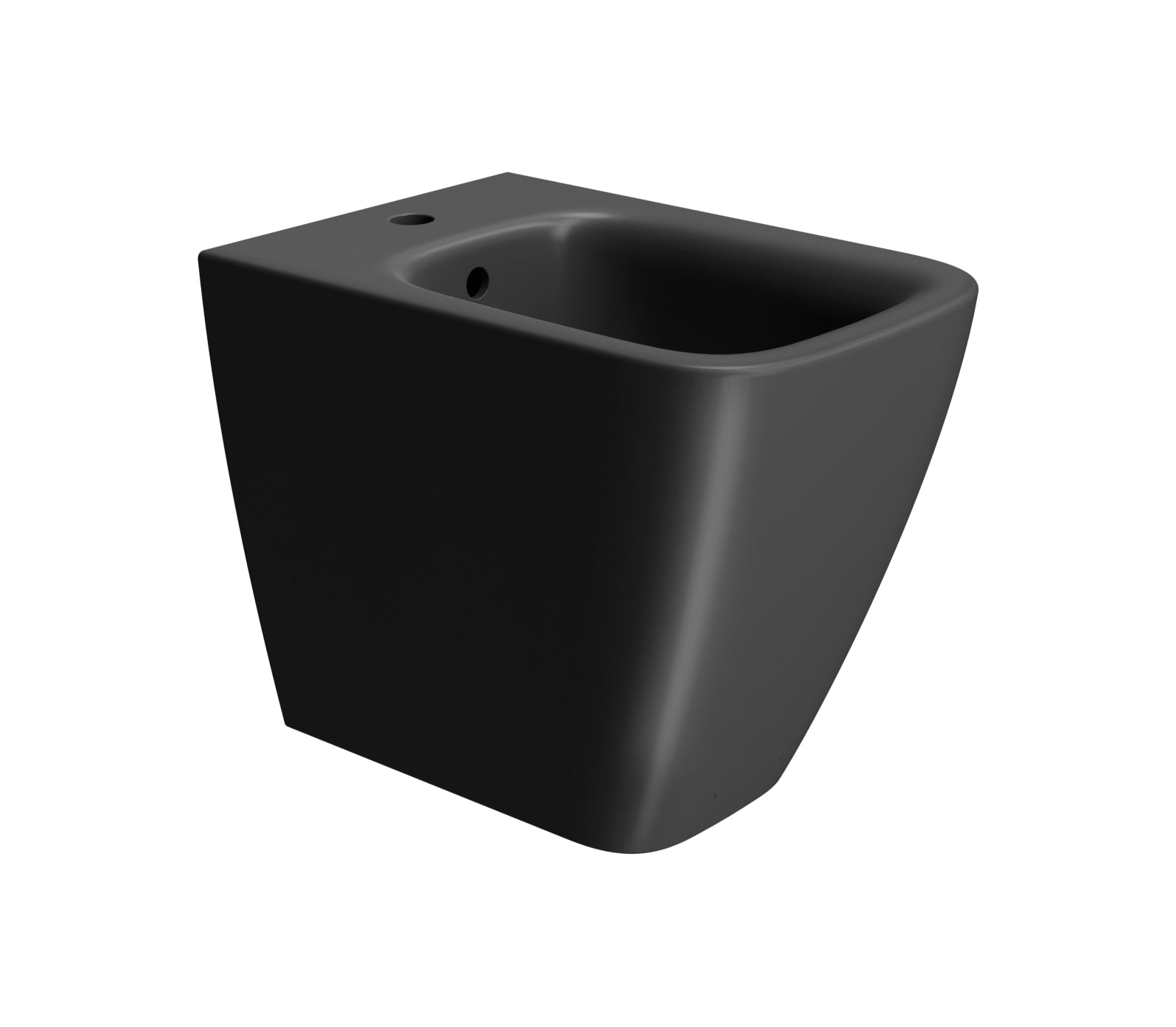 Bidet sospeso monoforo con foro troppopieno CM:52x35