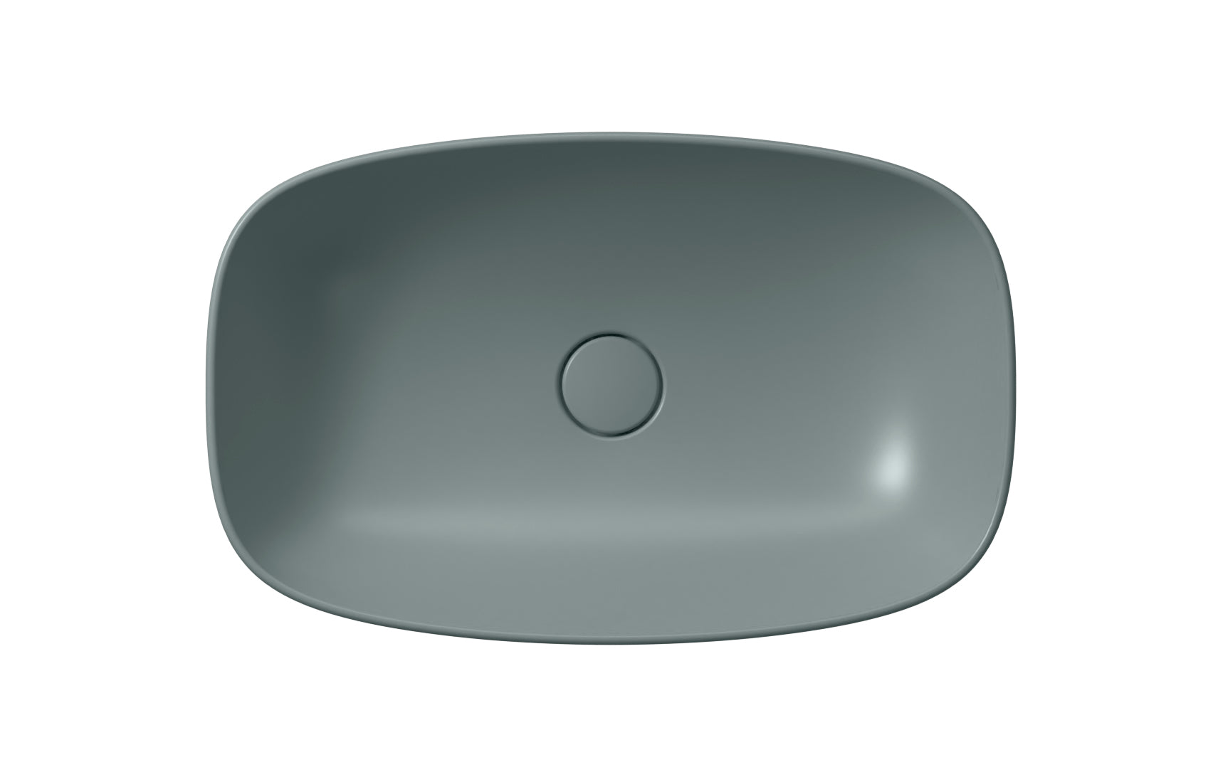 Lavabo senza foro troppopieno CM:60x38 predisposto per rubinetteria da parete o su piano.