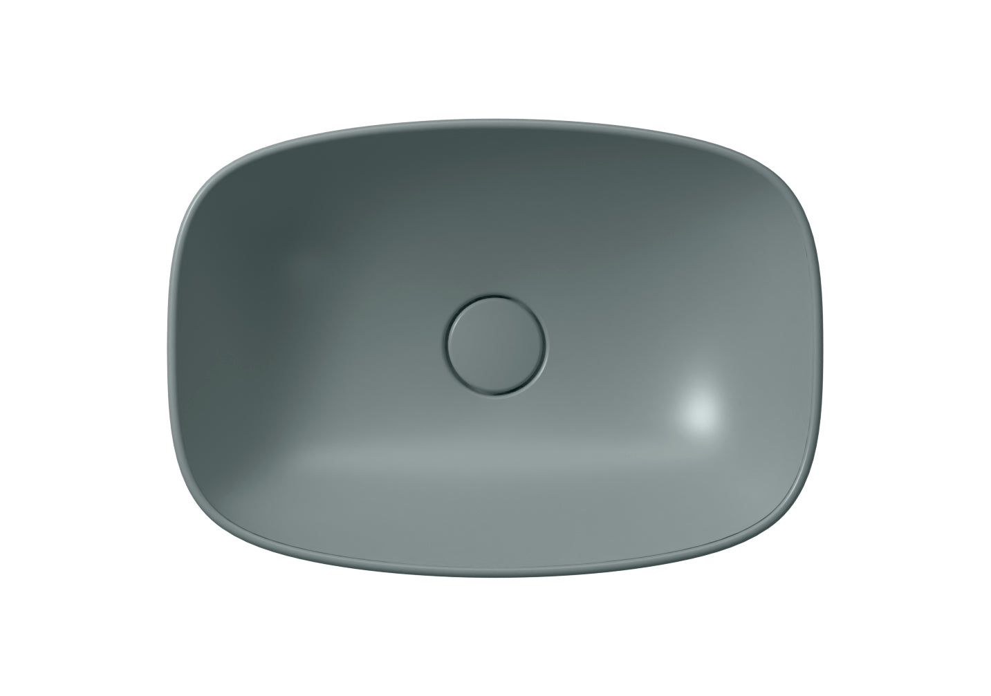 Lavabo senza foro troppopieno CM:50x35 predisposto per rubinetteria da parete o su piano.