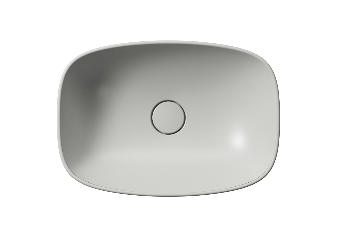 Lavabo senza foro troppopieno CM:50x35 predisposto per rubinetteria da parete o su piano.