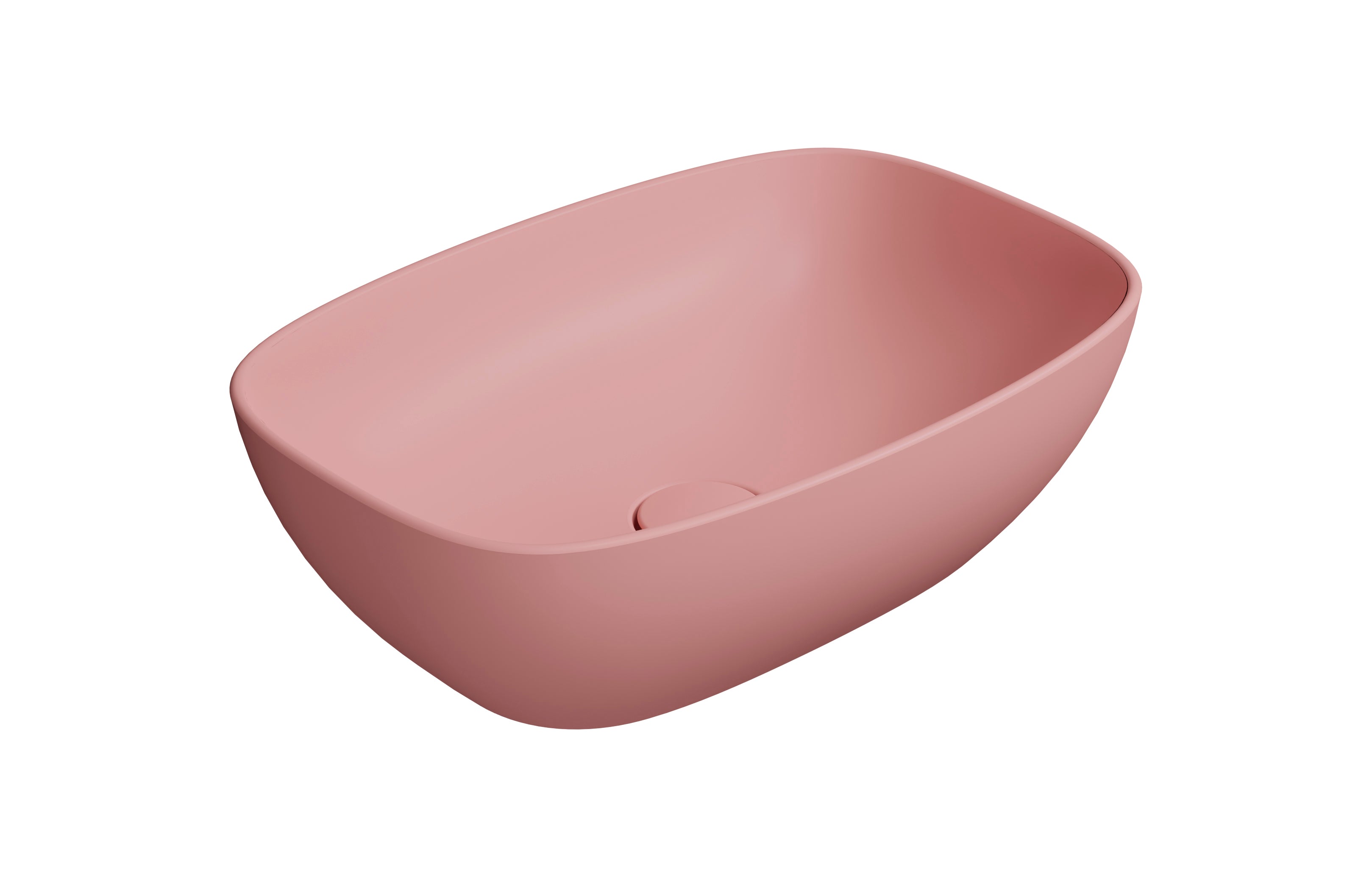 Lavabo senza foro troppopieno CM:50x35 predisposto per rubinetteria da parete o su piano.