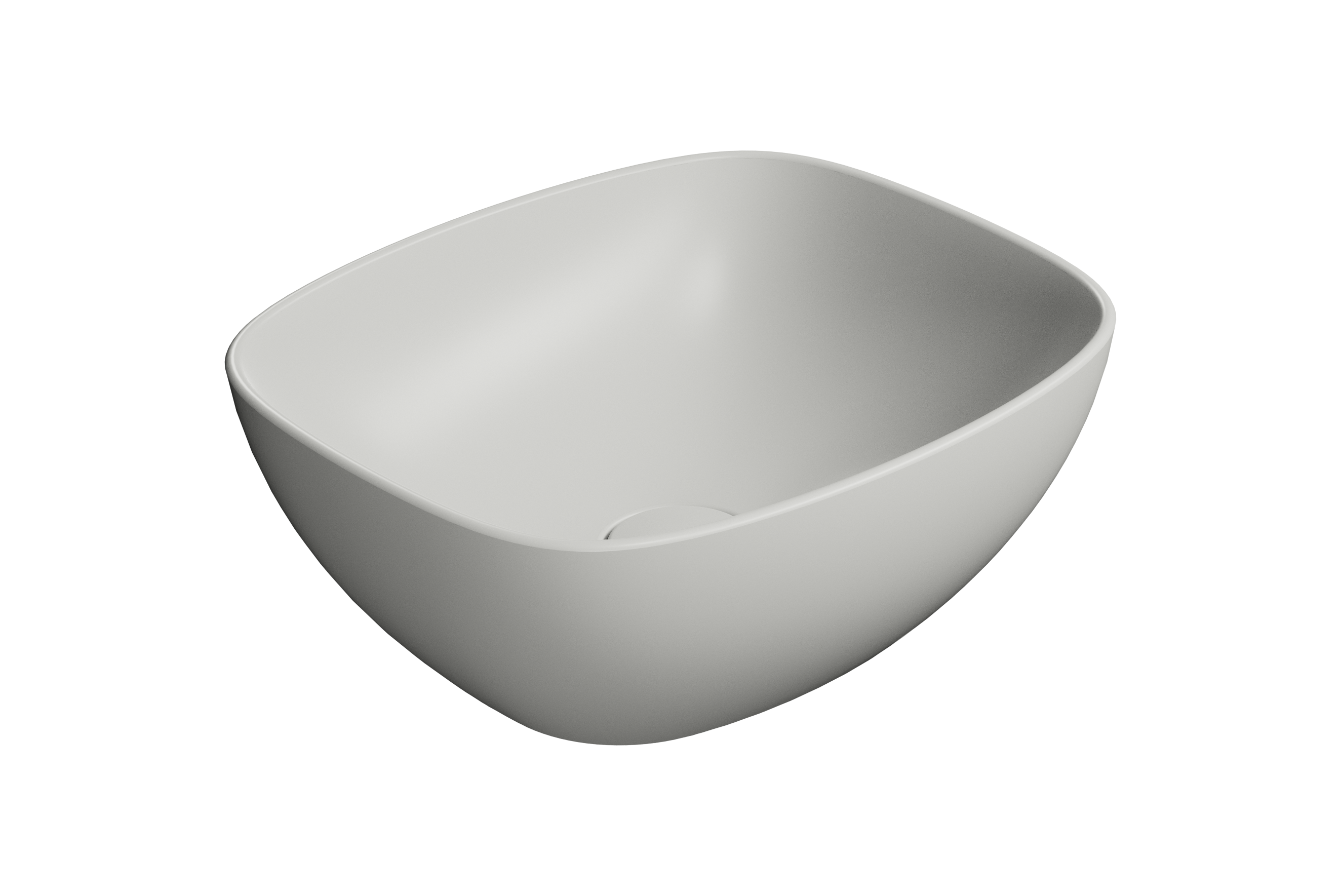 Lavabo senza foro troppopieno CM:40x35 predisposto per rubinetteria da parete o su piano.