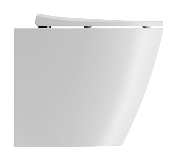 WC installazione a sospensione CM55x36 con sistema di scarico Swirflush - DOMUS
