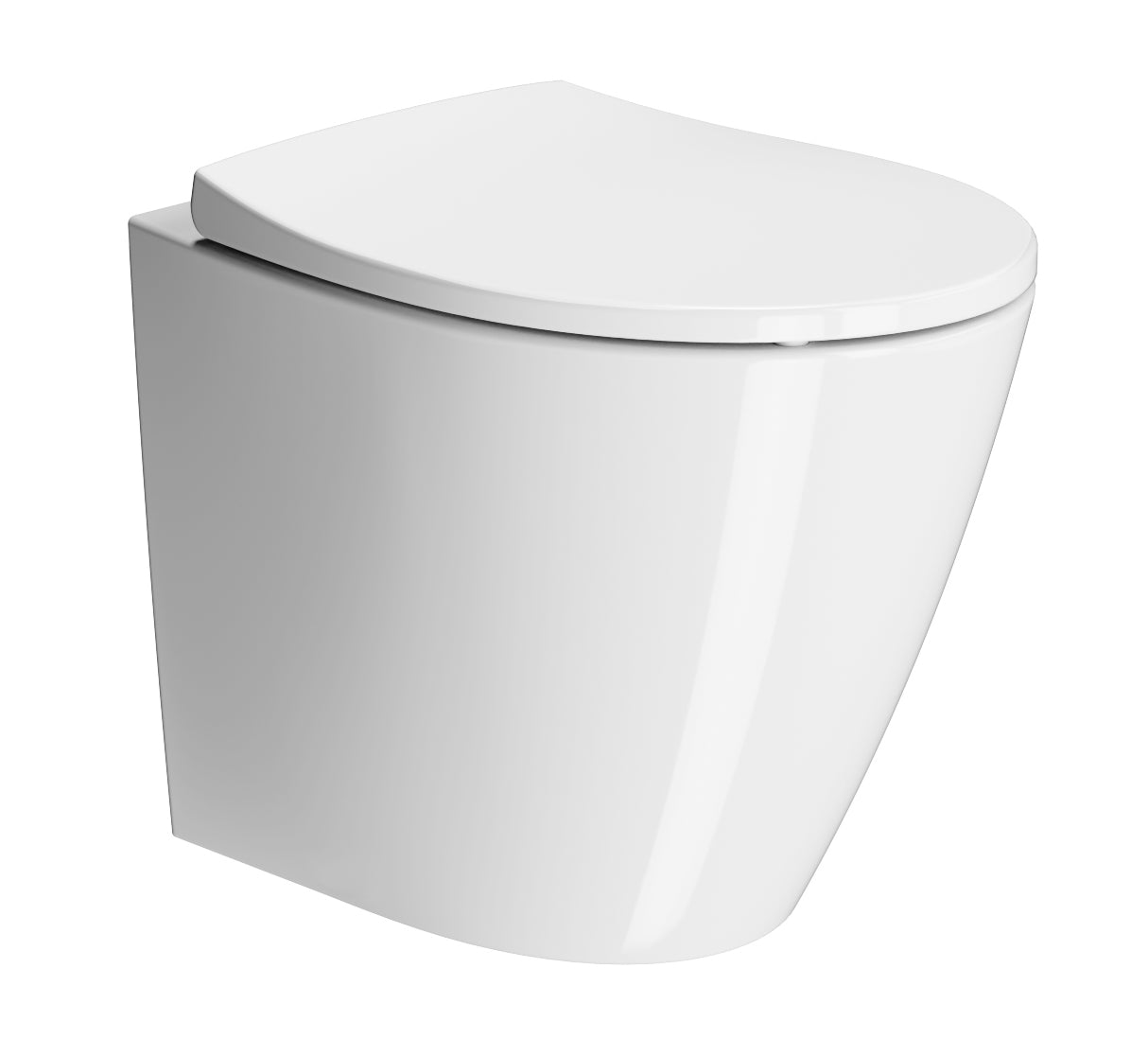 WC installazione a sospensione CM55x36 con sistema di scarico Swirflush - DOMUS