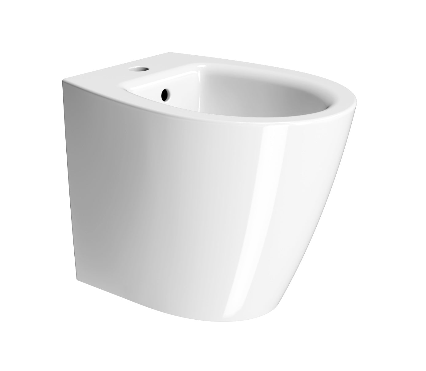 Bidet  monoforo con foro troppopieno CM:52x37