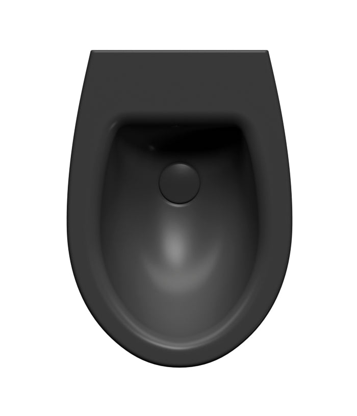 Bidet sospeso monoforo con foro troppopieno CM:54x37