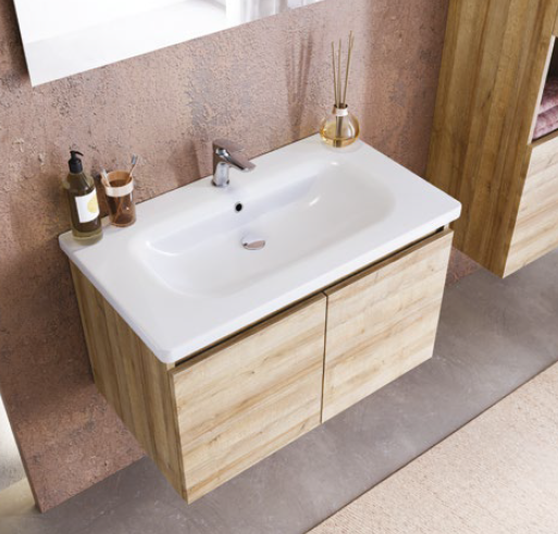 Lavabo in ceramica cm80x45