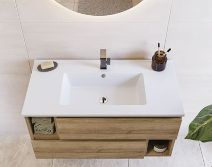 Lavabo in resina – cm91 x 46 cm