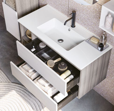 Lavabo in resina – 101 x 46 cm