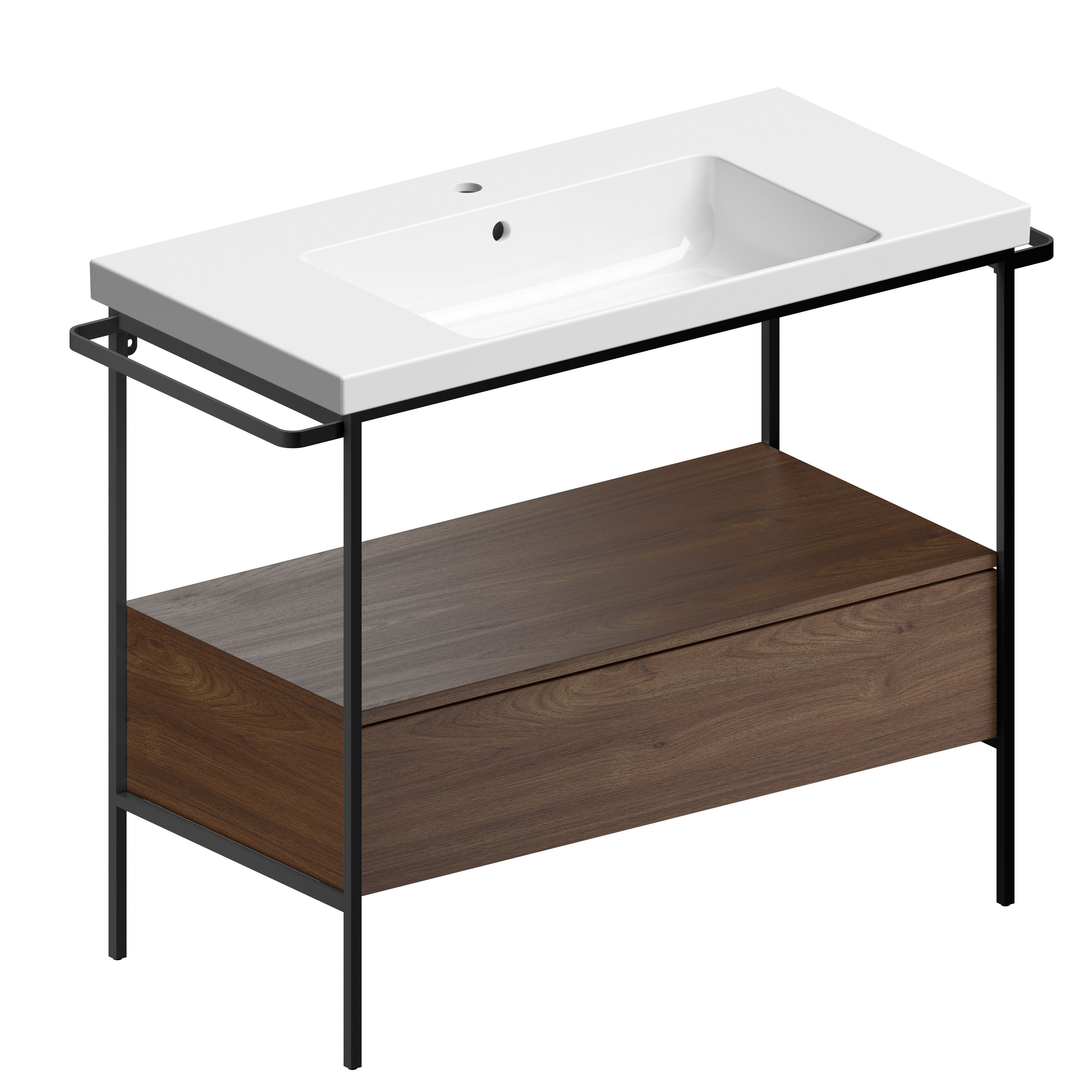 Mobile da bagno con cassetto– cm96x48