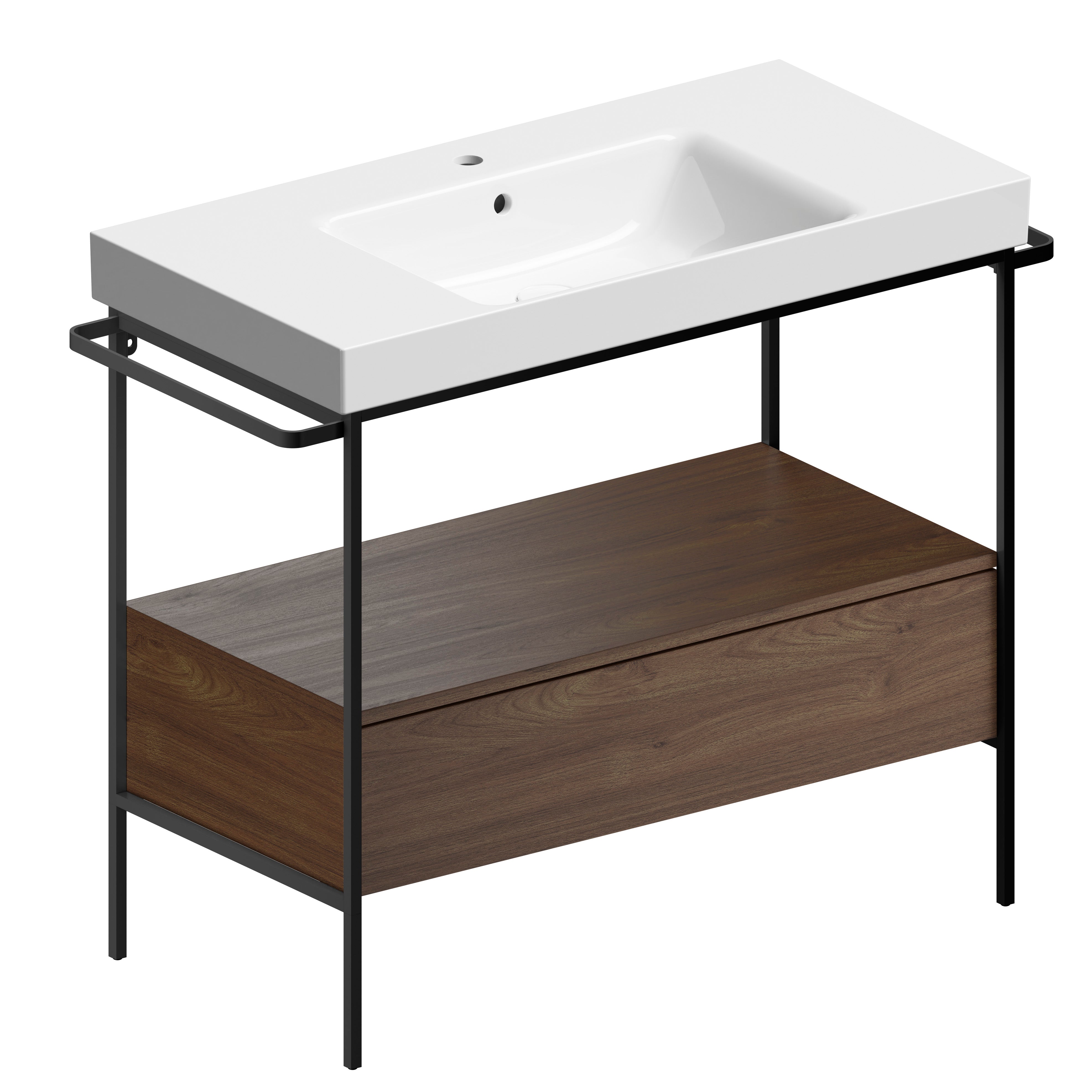 Mobile da bagno con cassetto– cm96x48